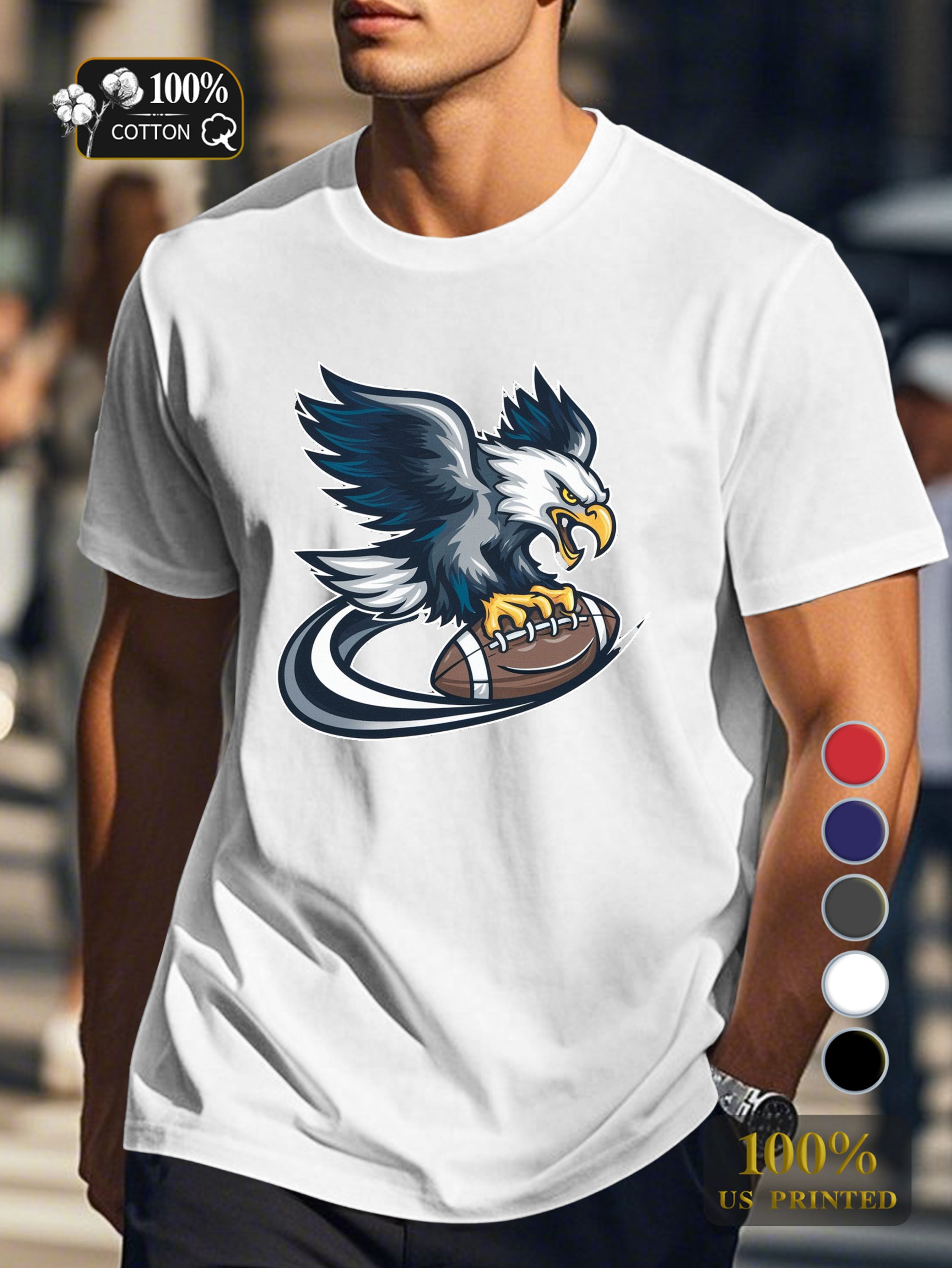 A captivating dark illustration Men's pure cotton Tshirt Comfort Fit