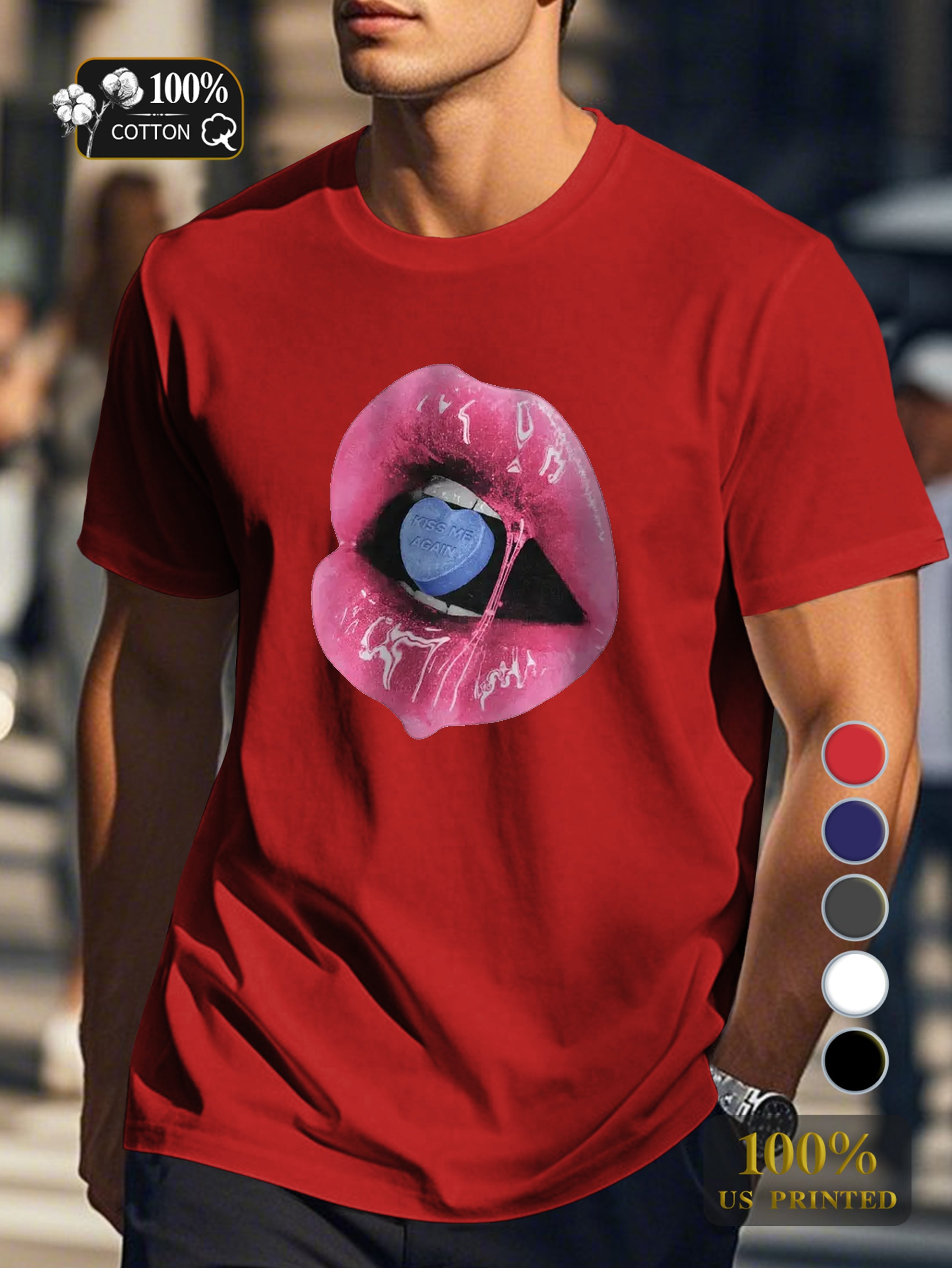 Tn 0805 3 Men's pure cotton Tshirt Comfort Fit