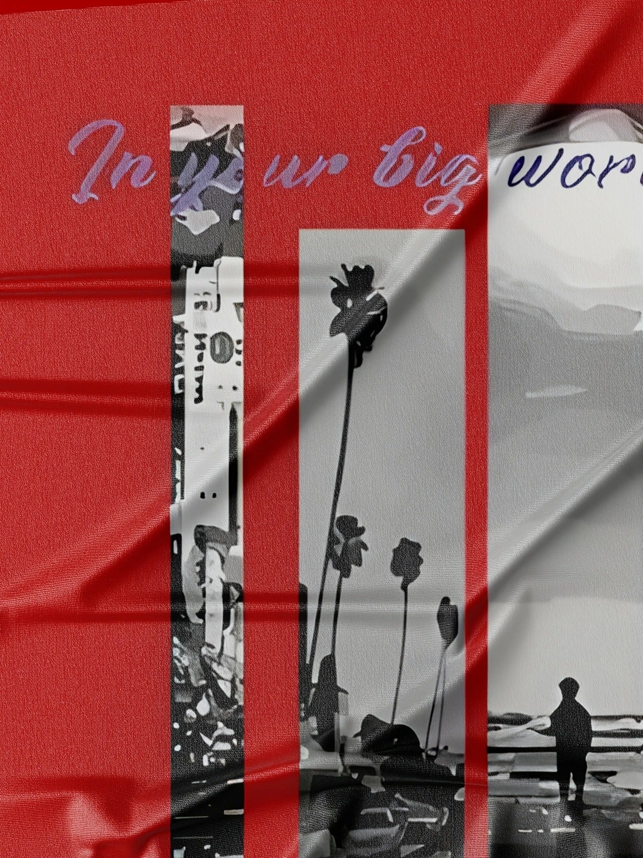 Palm Tree & "In Your Big World" T-Shirt