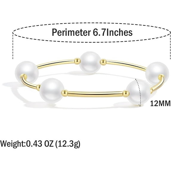 Crystal Pearl Blessing Bracelet