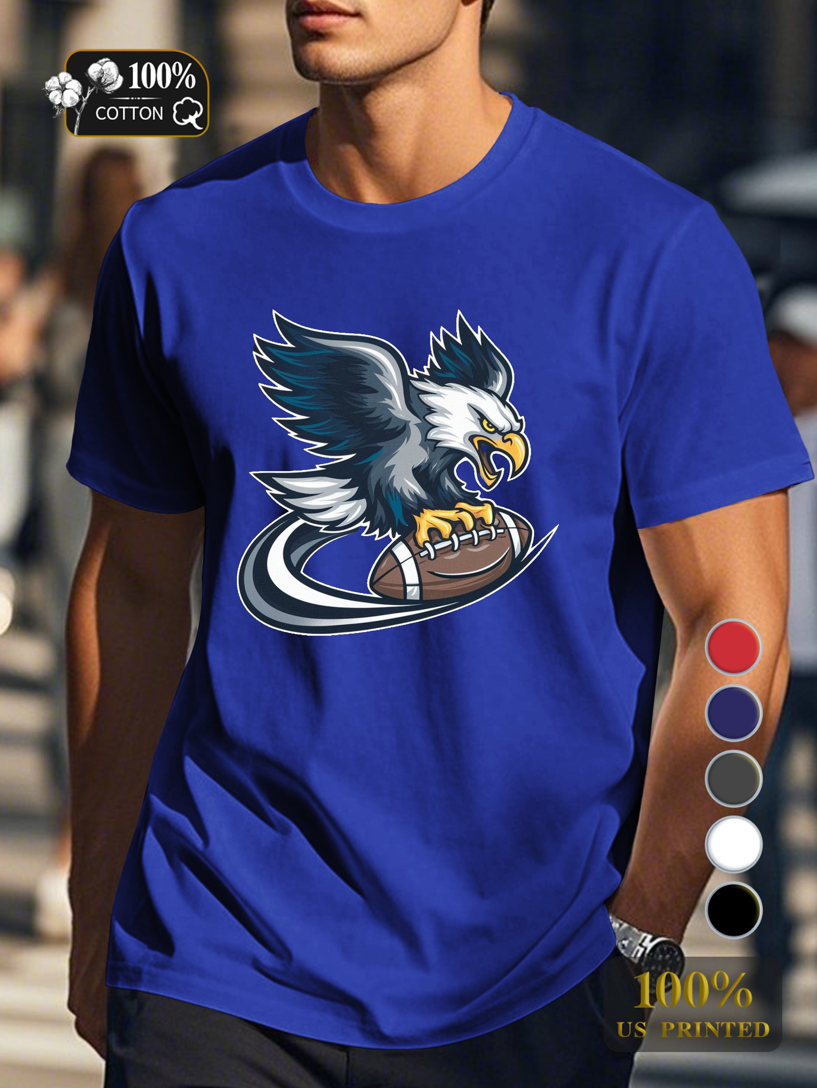 A captivating dark illustration Men's pure cotton Tshirt Comfort Fit