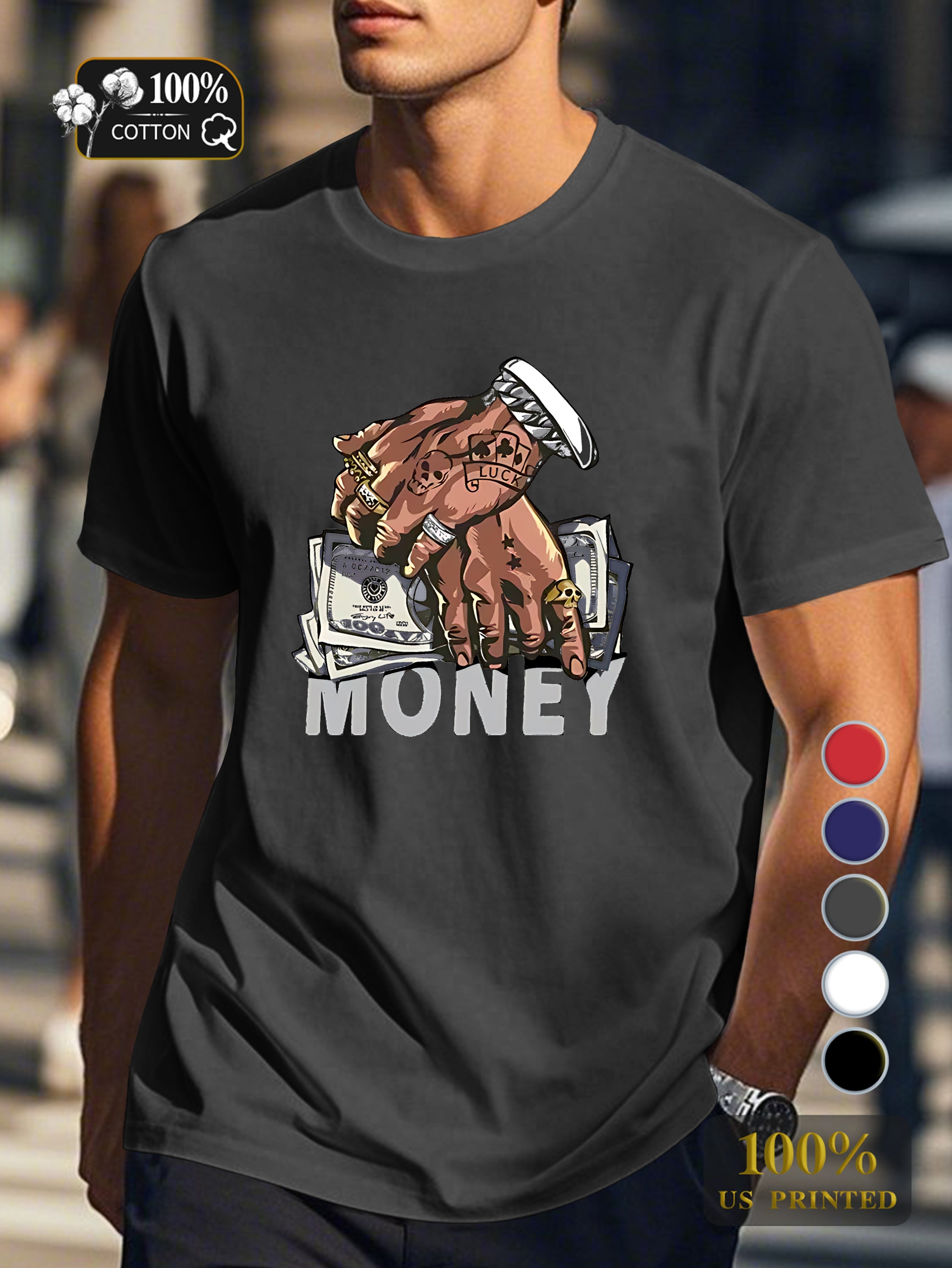 Tn 0728 3 Men's pure cotton Tshirt Comfort Fit