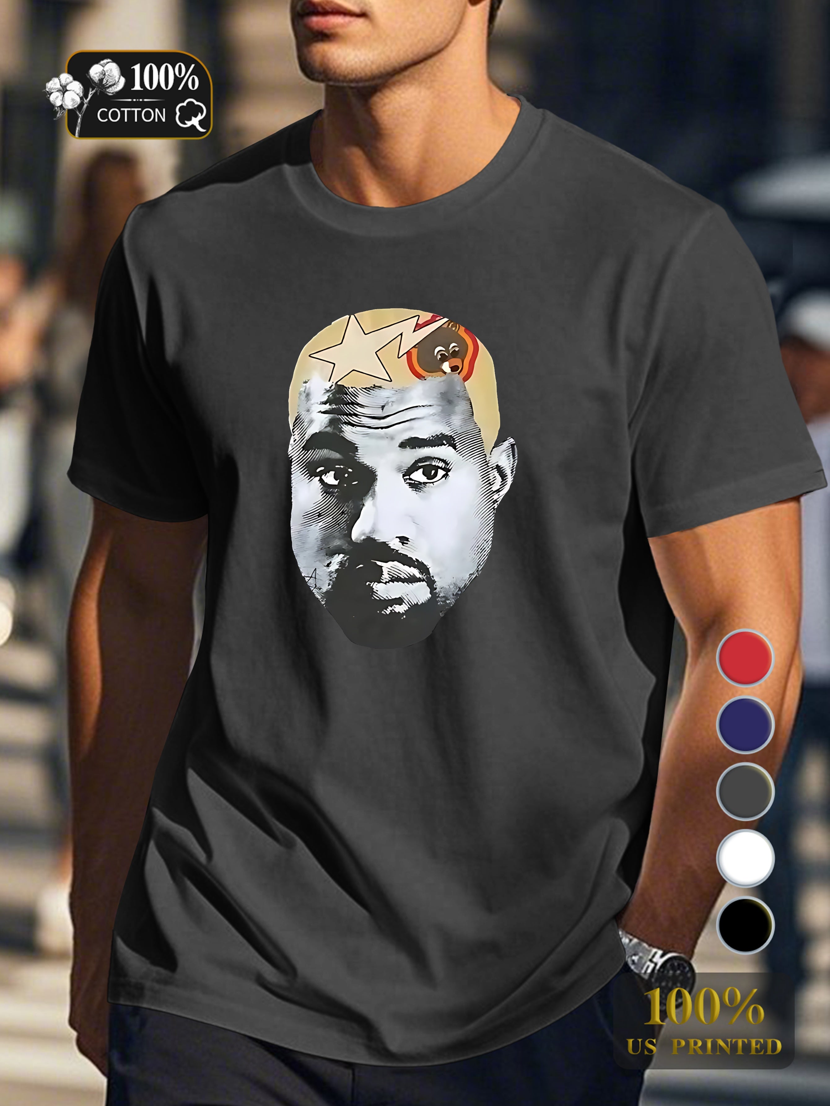 Tn 0724 4 Men's pure cotton Tshirt Comfort Fit