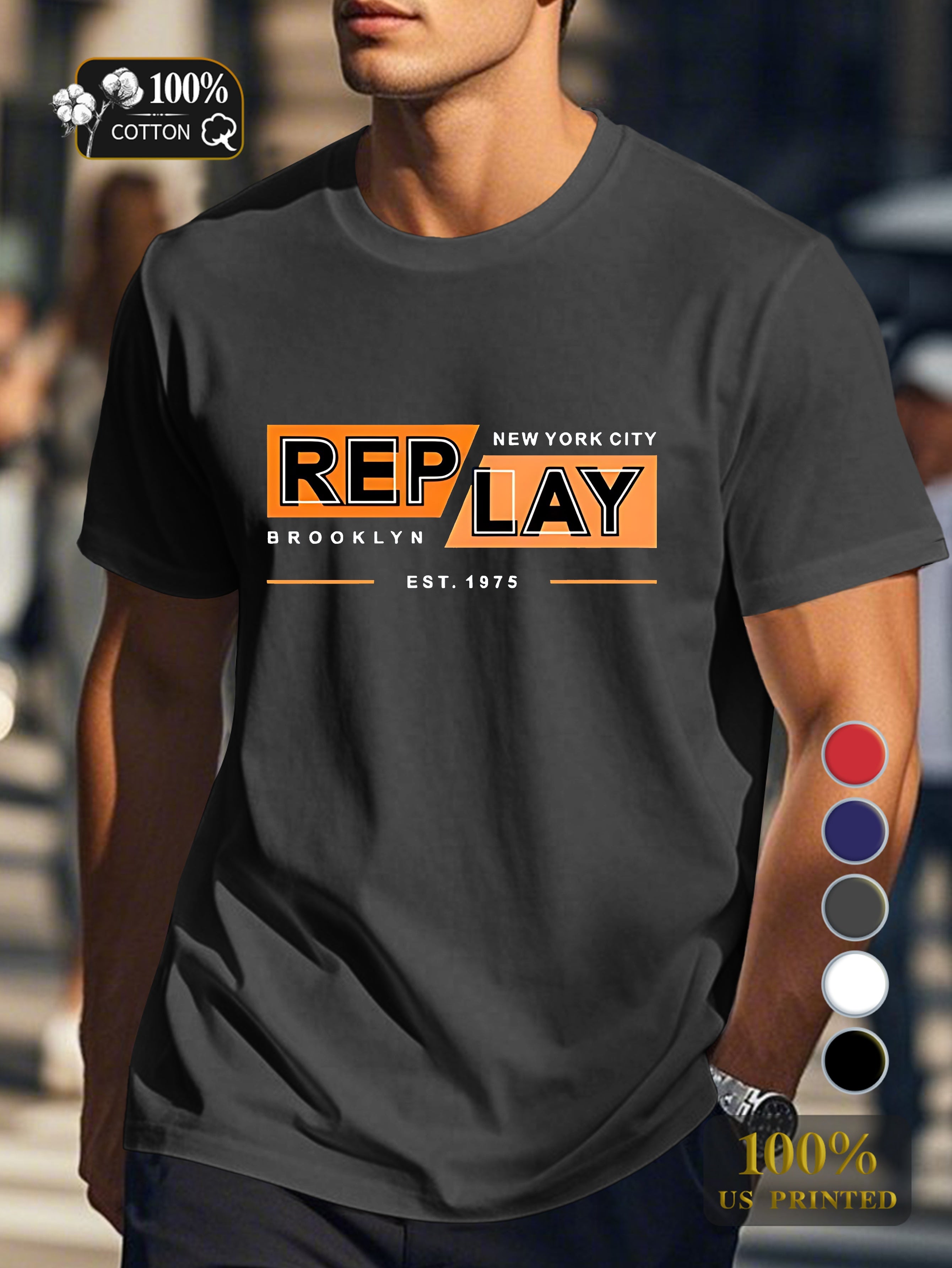 Tn 0716 5 Men's pure cotton Tshirt Comfort Fit