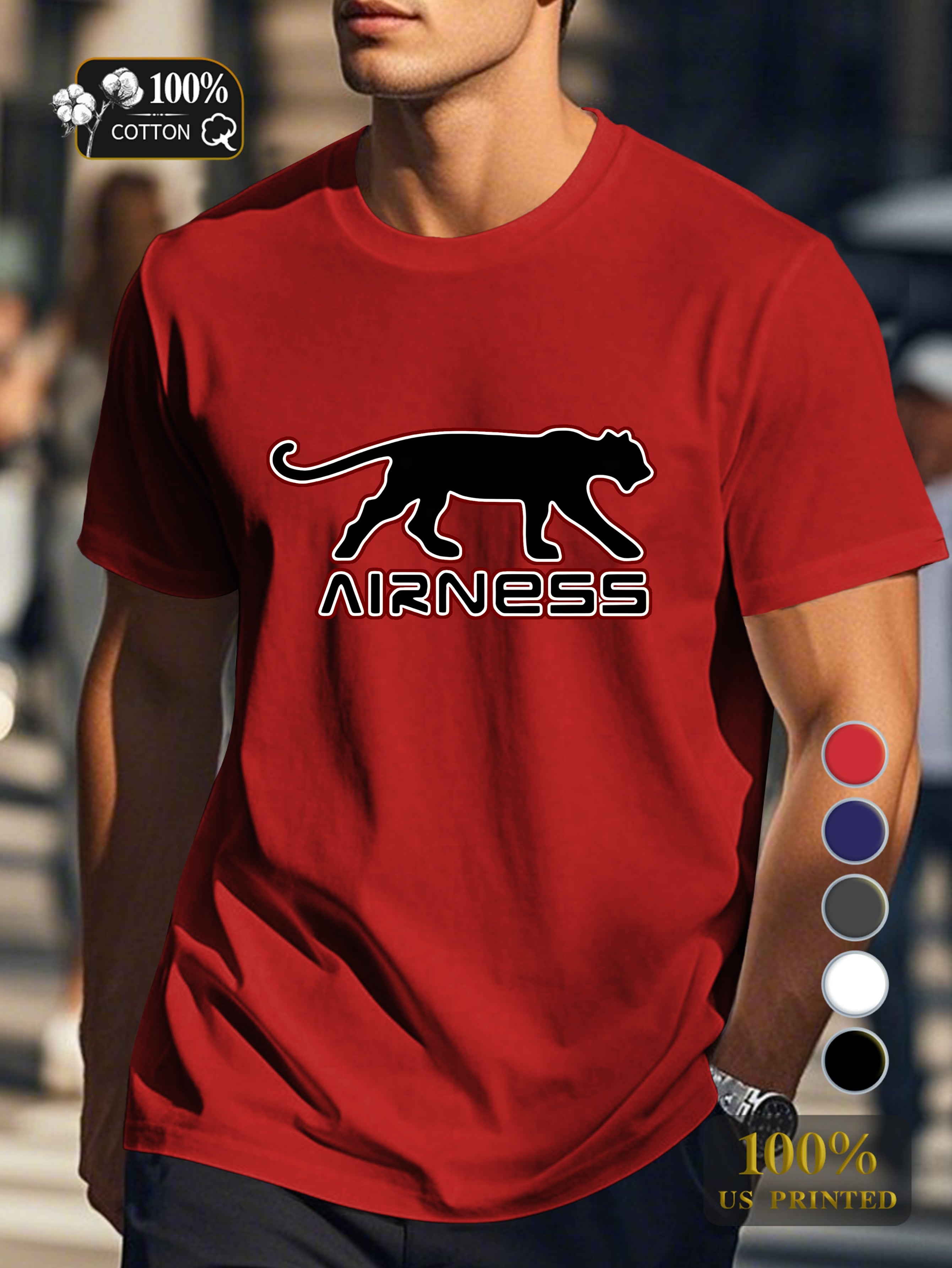 Tn 0718 3 Men's pure cotton Tshirt Comfort Fit