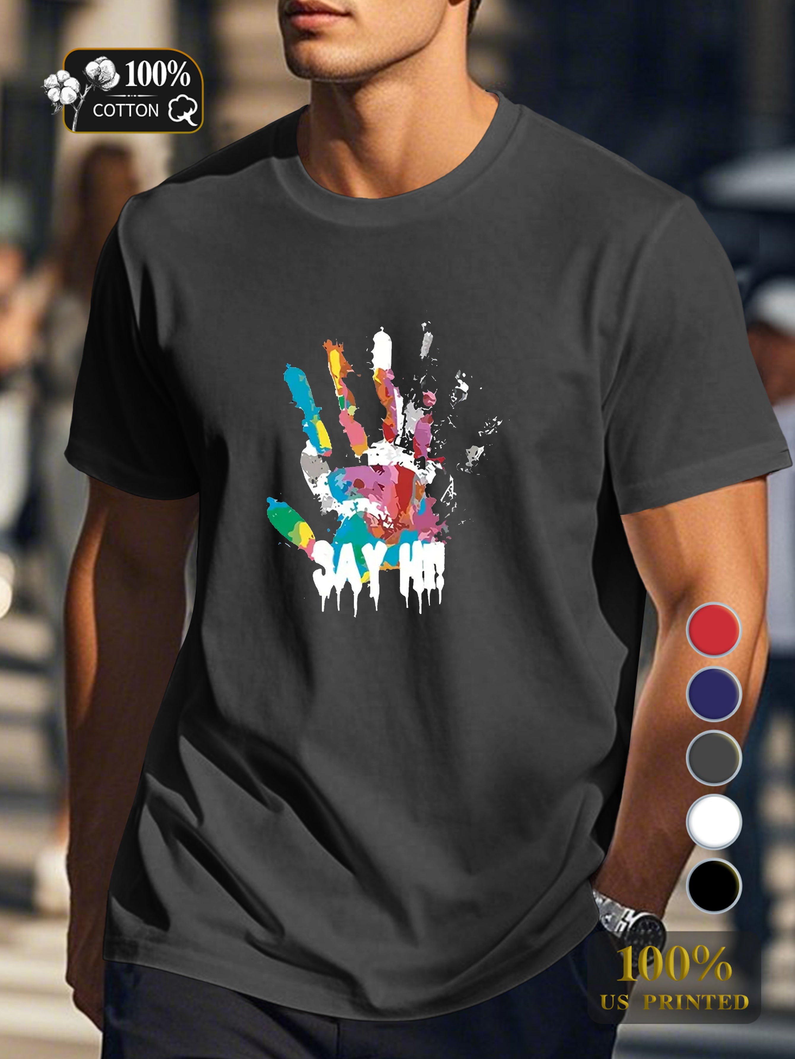 Tn 0812 1 Men's pure cotton Tshirt Comfort Fit