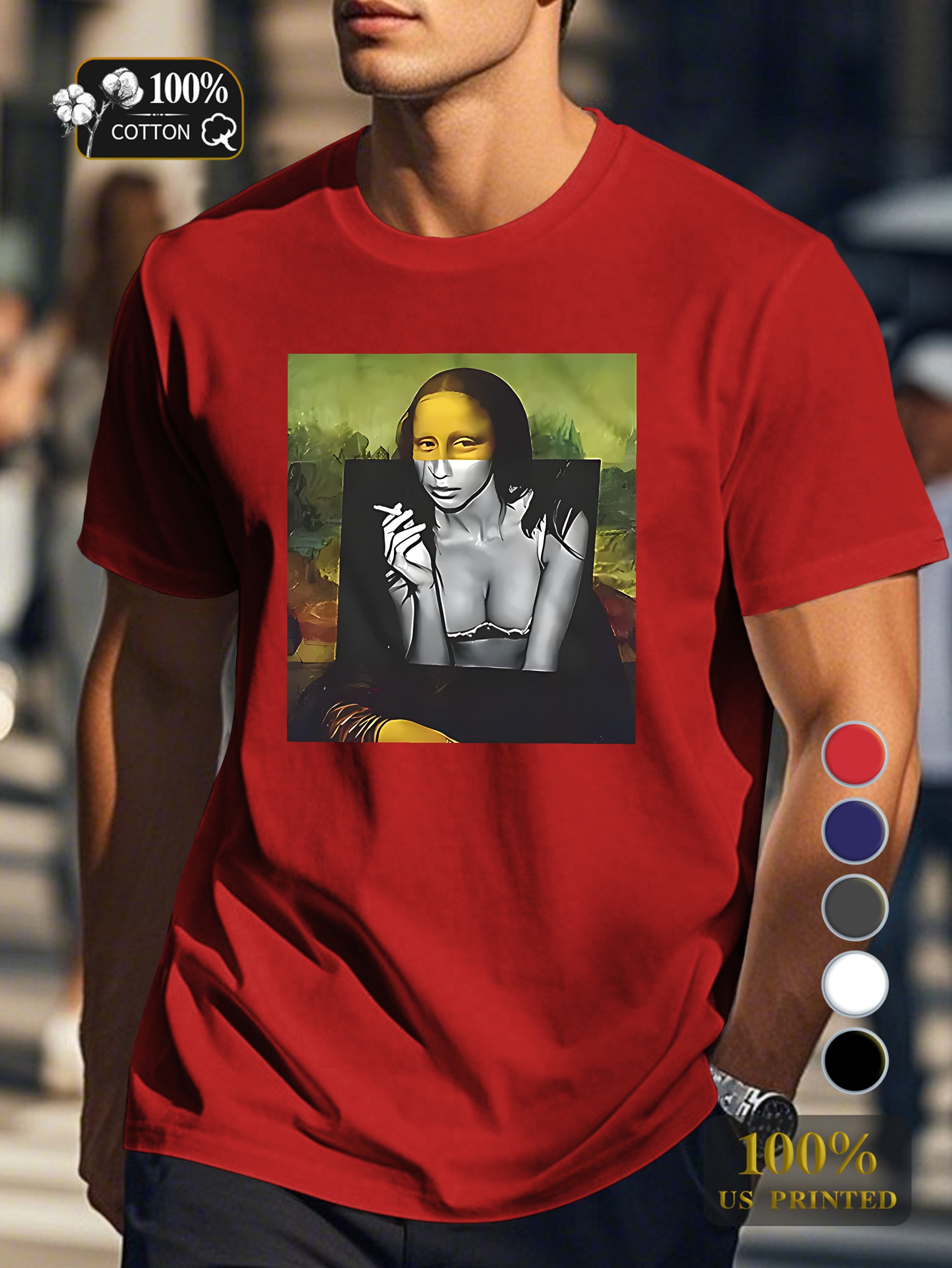 Tn 0729 4 Men's pure cotton Tshirt Comfort Fit