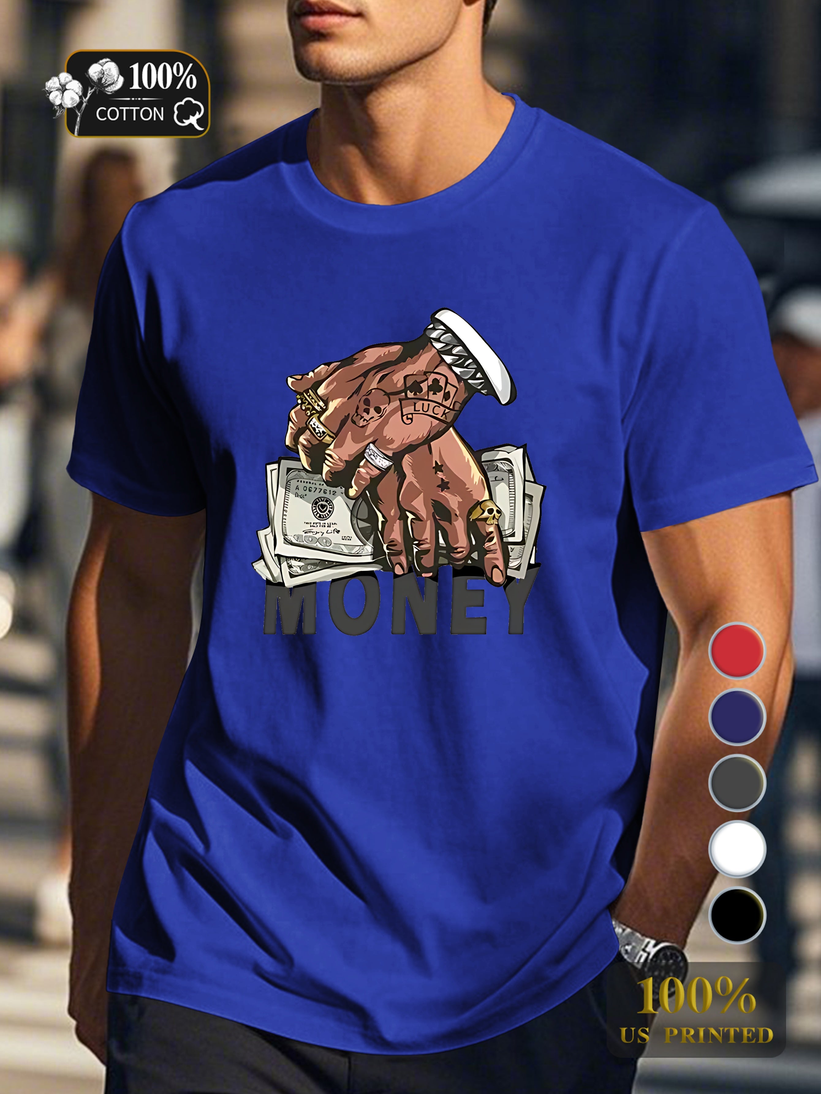 Tn 0728 3 Men's pure cotton Tshirt Comfort Fit