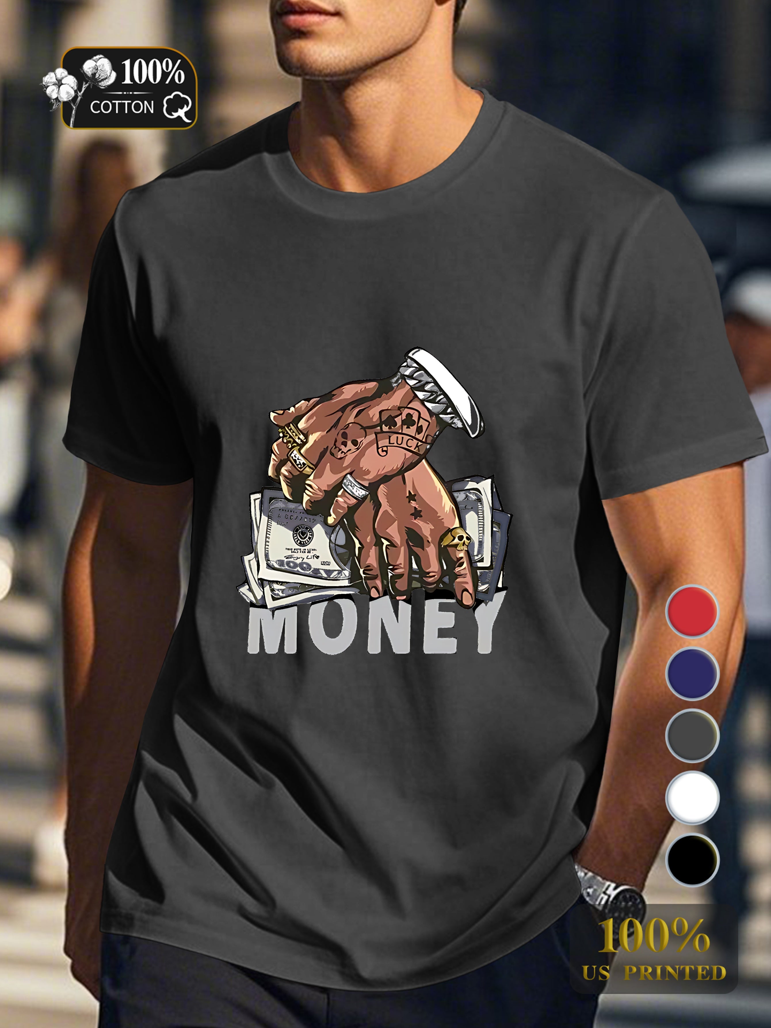 Tn 0728 3 Men's pure cotton Tshirt Comfort Fit