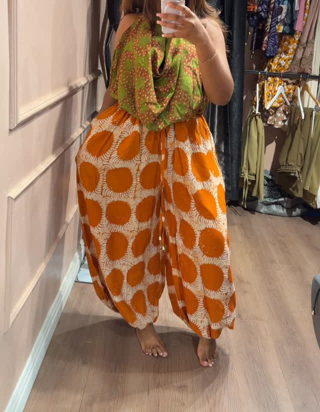 Casual Polka Dot Pants