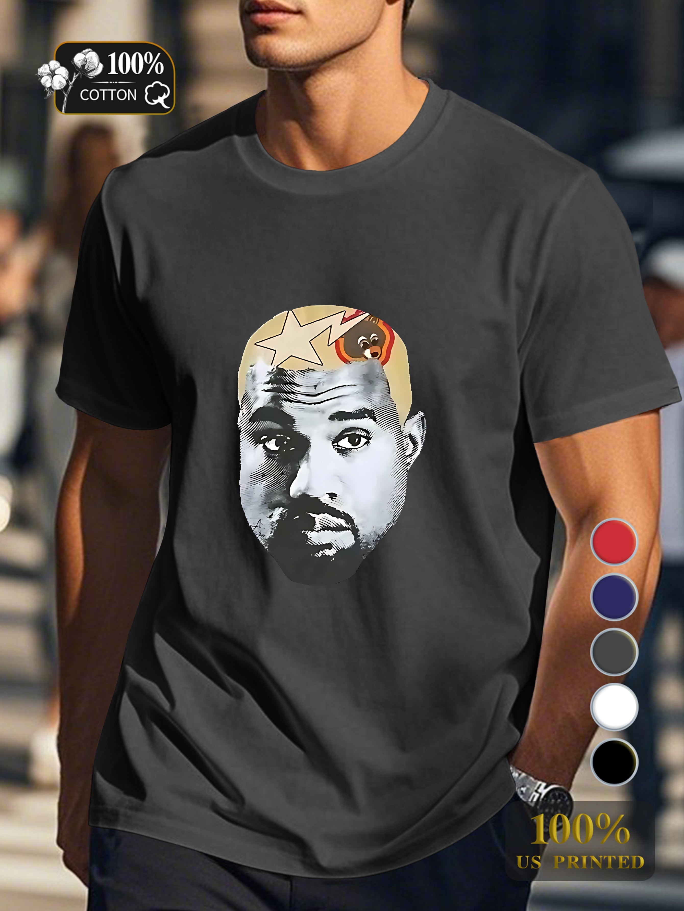 Tn 0724 4 Men's pure cotton Tshirt Comfort Fit