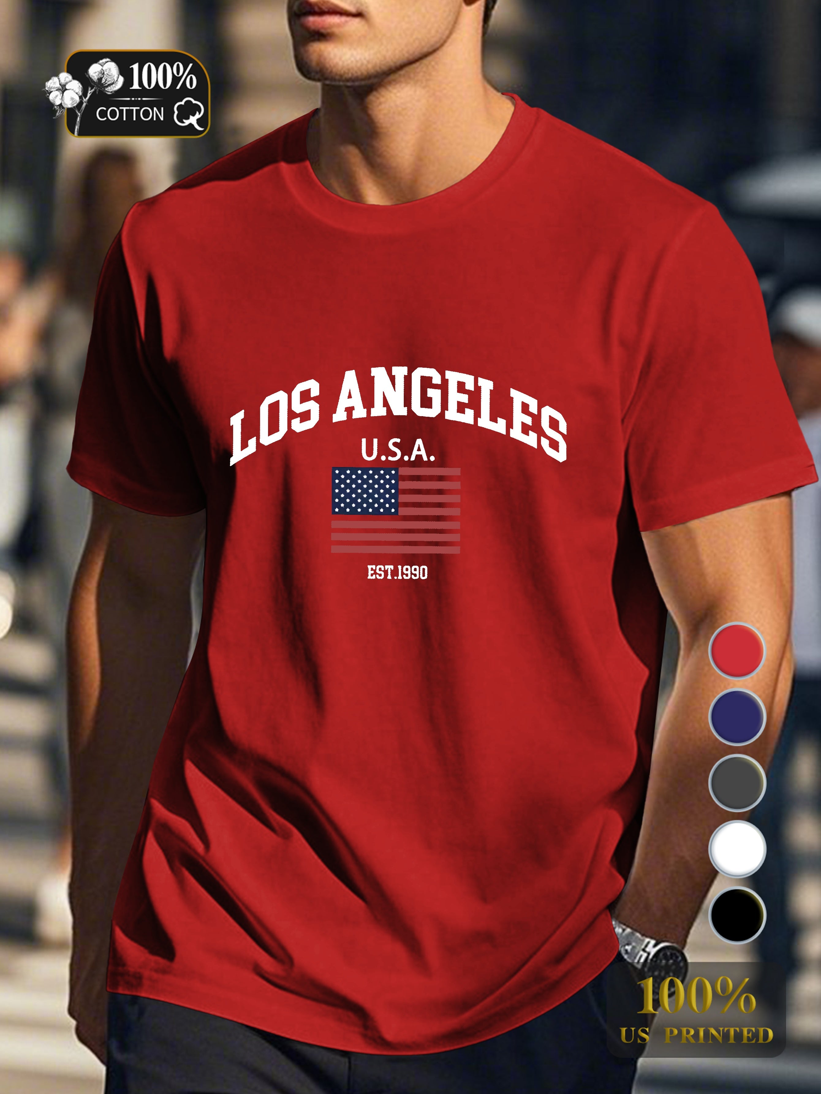 Tn 0721 2 Men's pure cotton Tshirt Comfort Fit