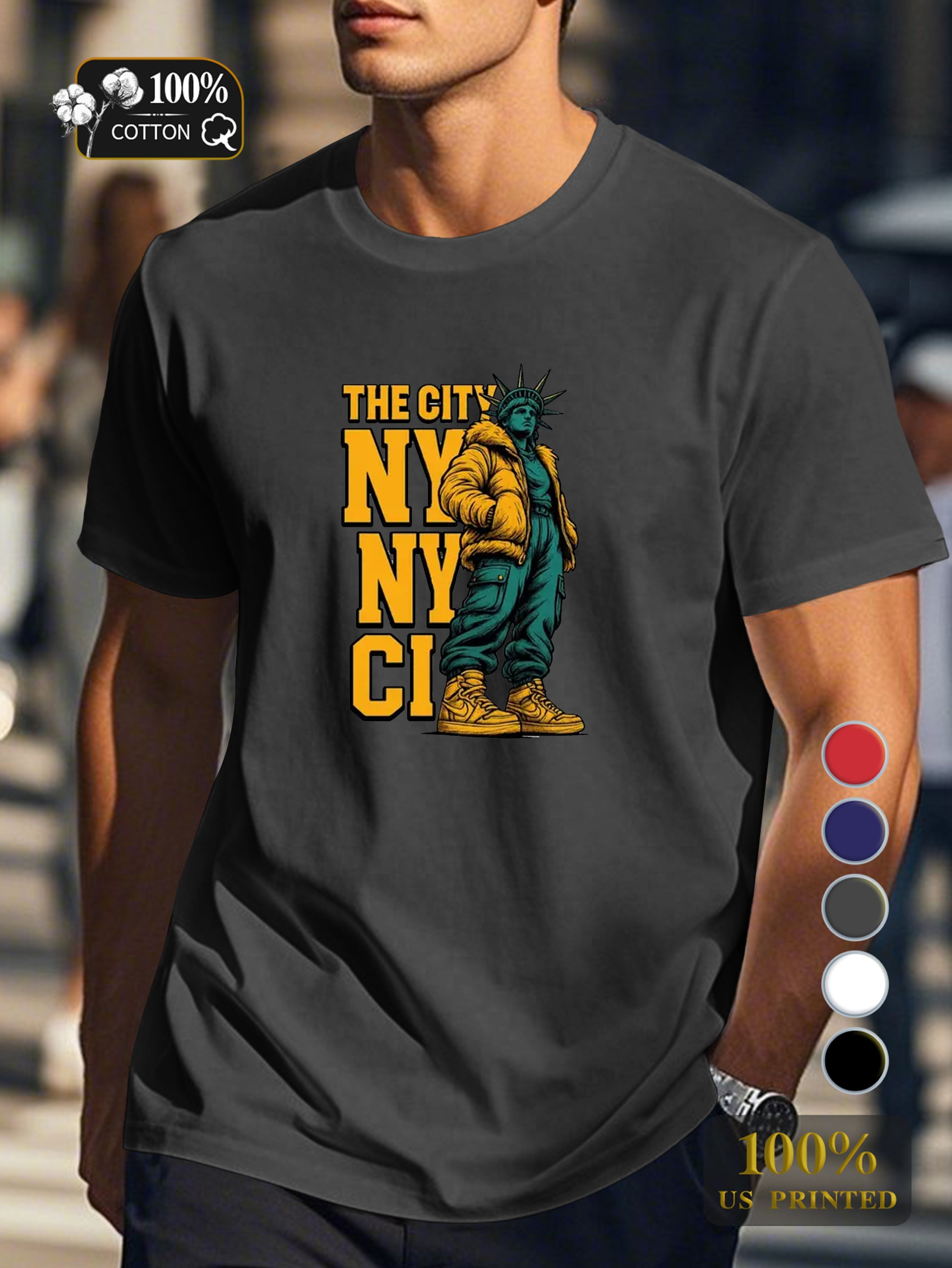 Tn 0801 2 Men's pure cotton Tshirt Comfort Fit