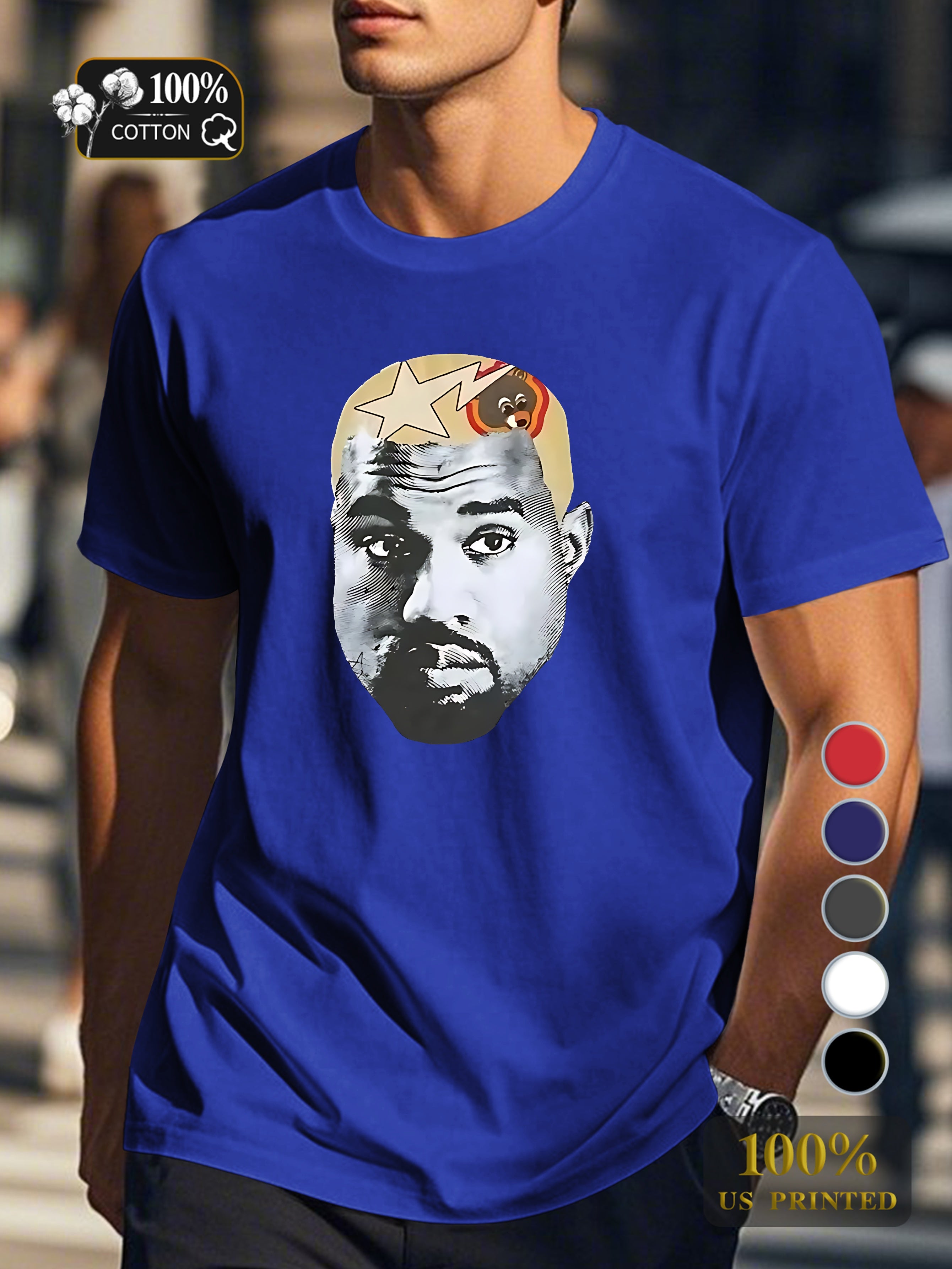 Tn 0724 4 Men's pure cotton Tshirt Comfort Fit