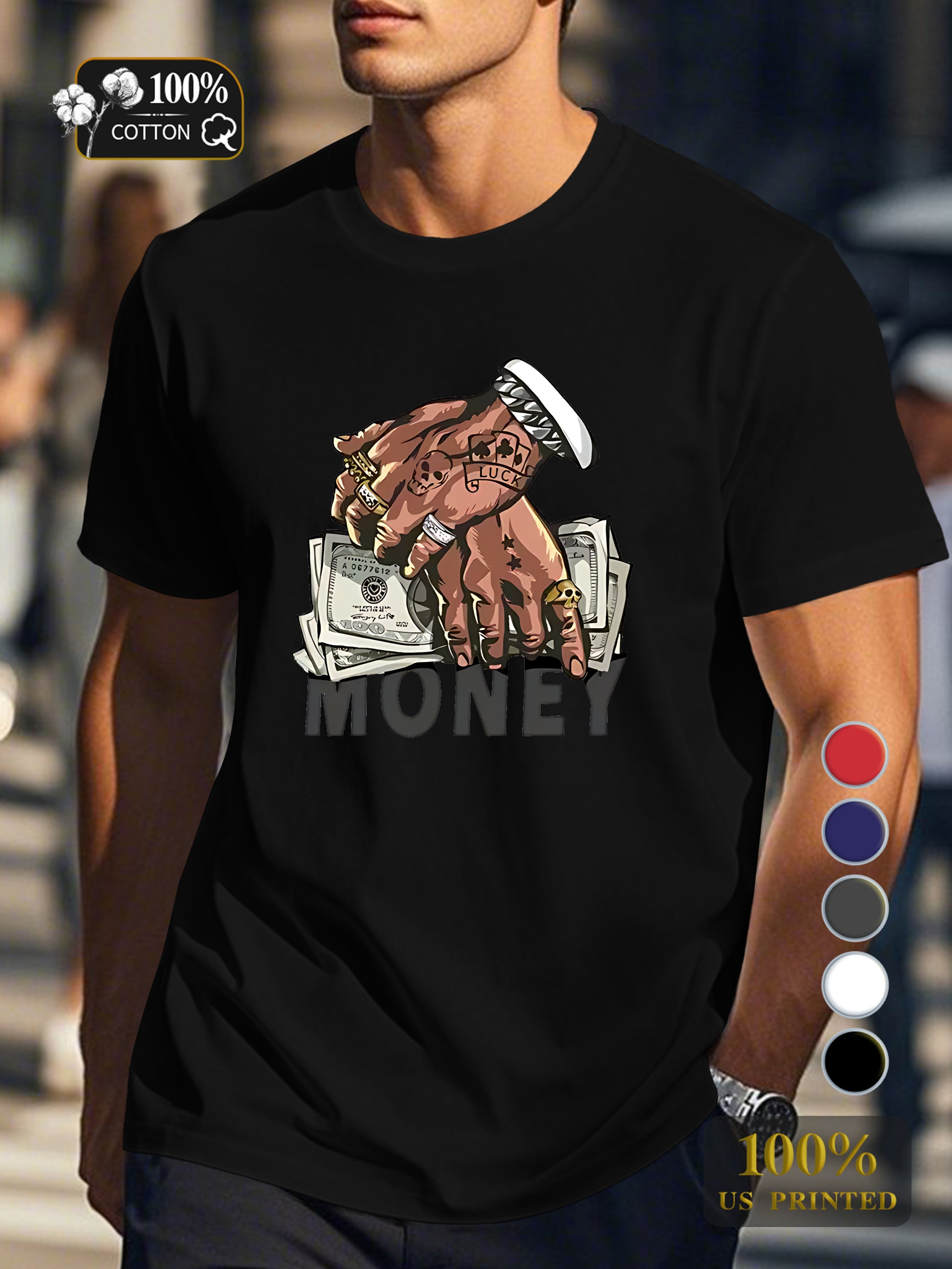 Tn 0728 3 Men's pure cotton Tshirt Comfort Fit