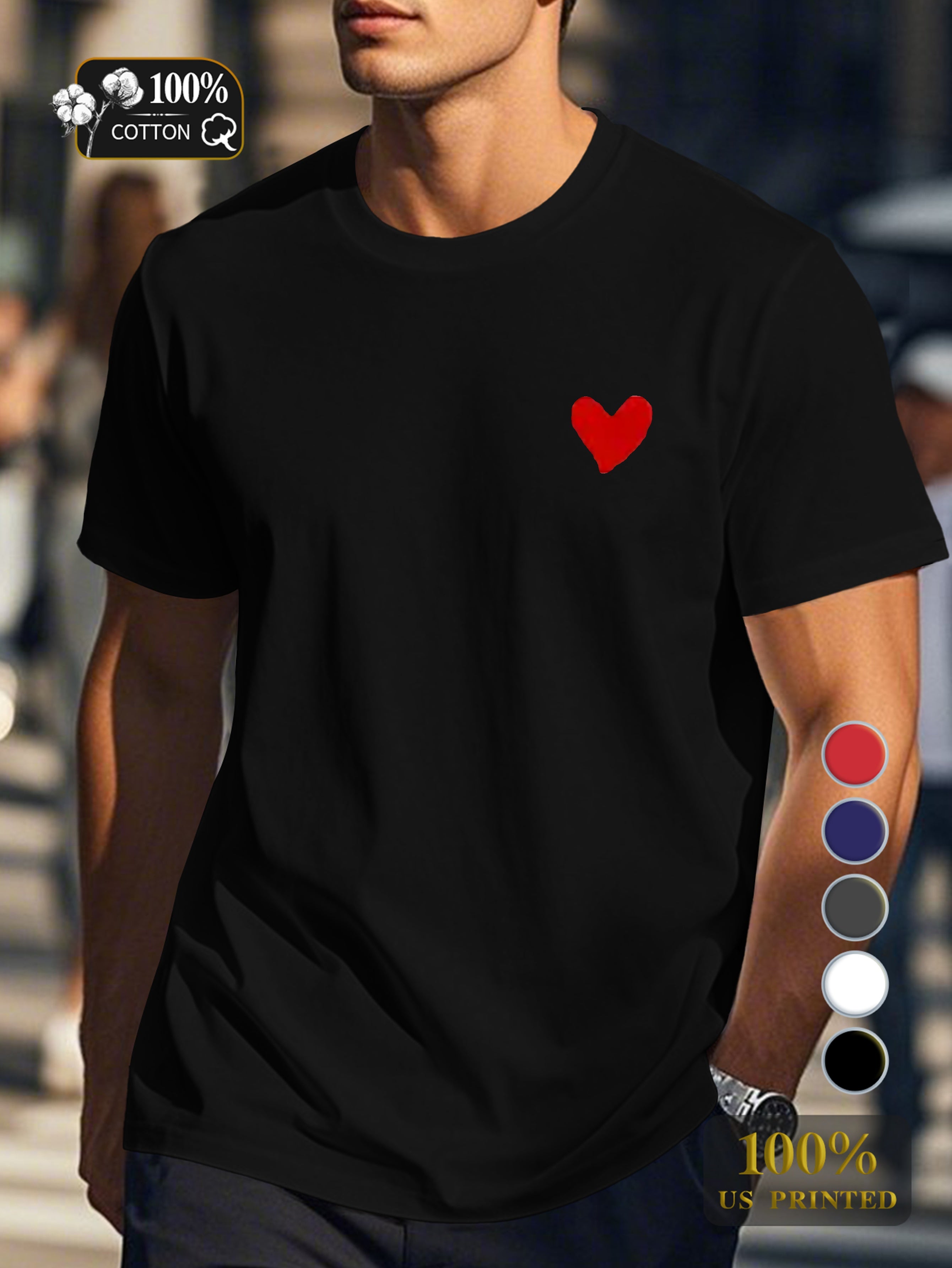 Tn 0730 3 Men's pure cotton Tshirt Comfort Fit