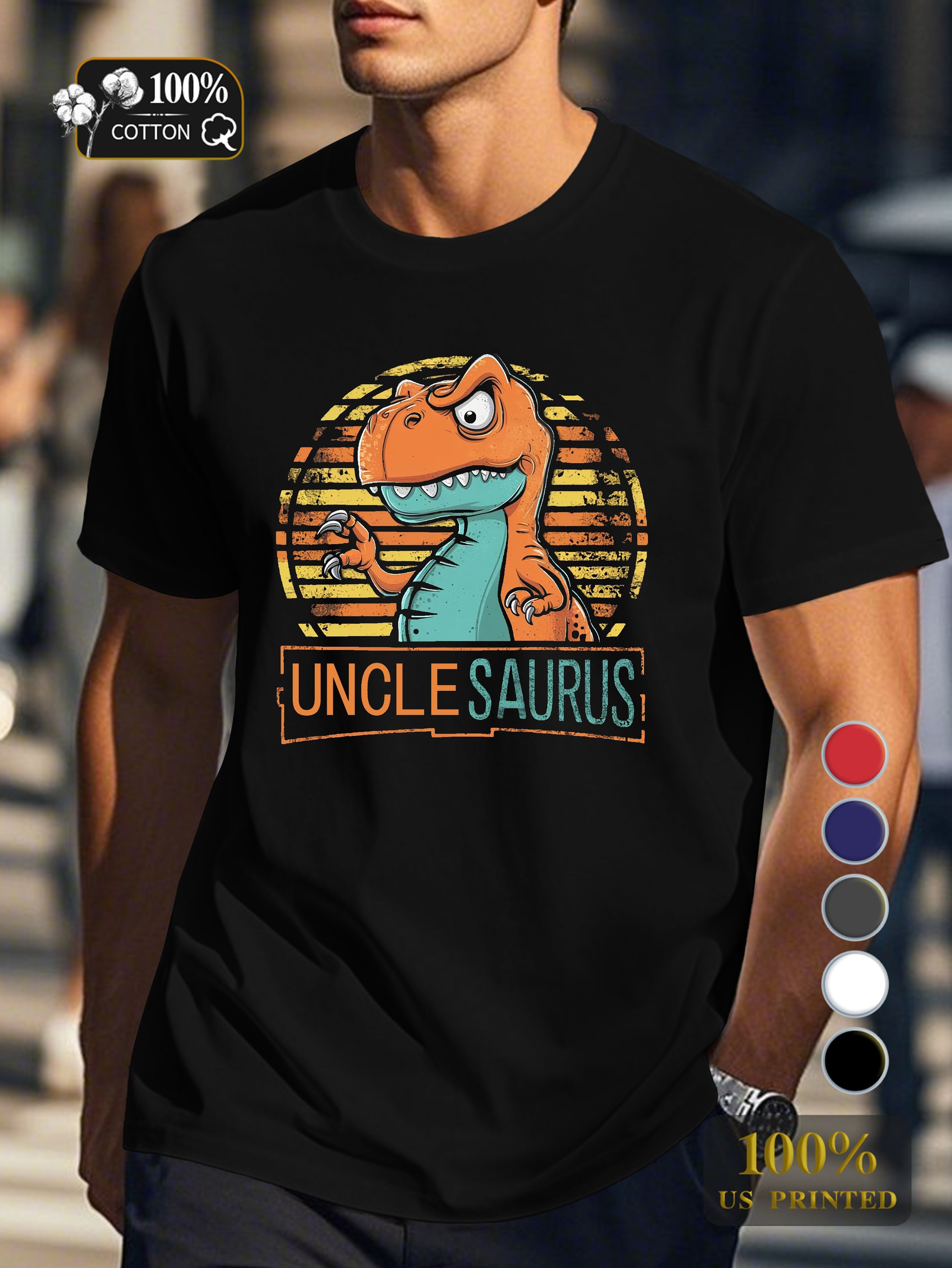 uncle Men's pure cotton Tshirt Comfort Fit