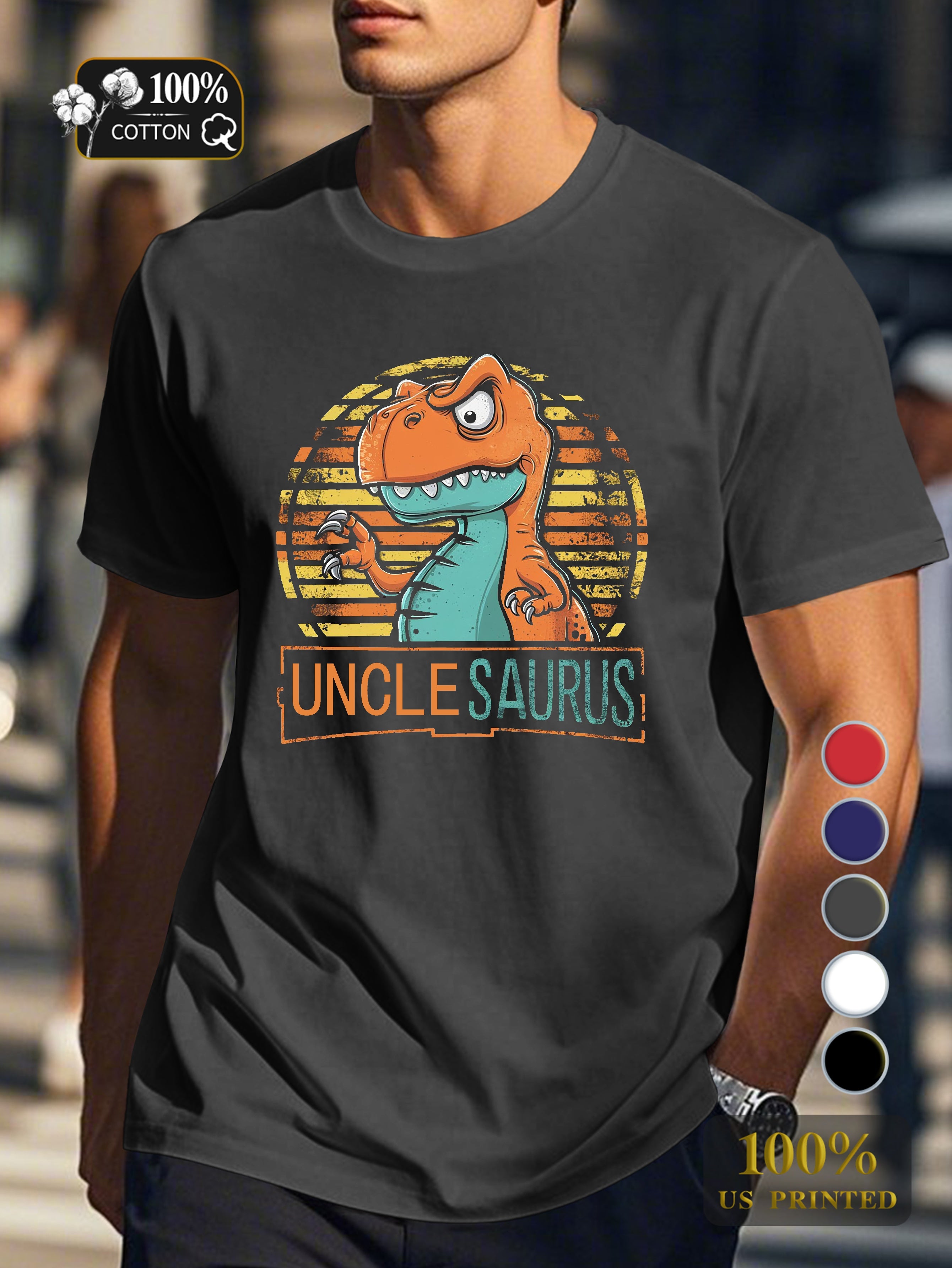 uncle Men's pure cotton Tshirt Comfort Fit