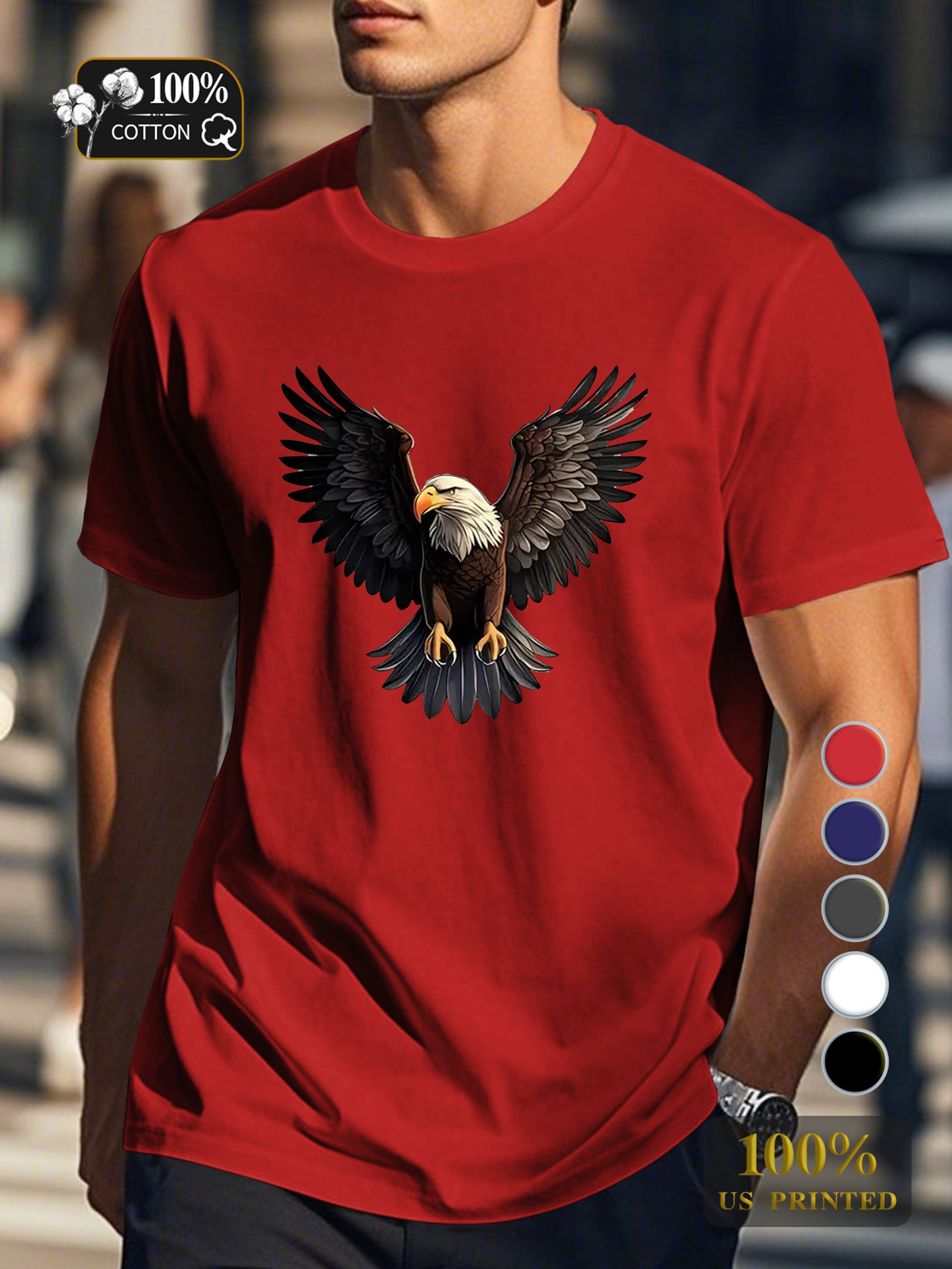 Tn 0812 5 Men's pure cotton Tshirt Comfort Fit