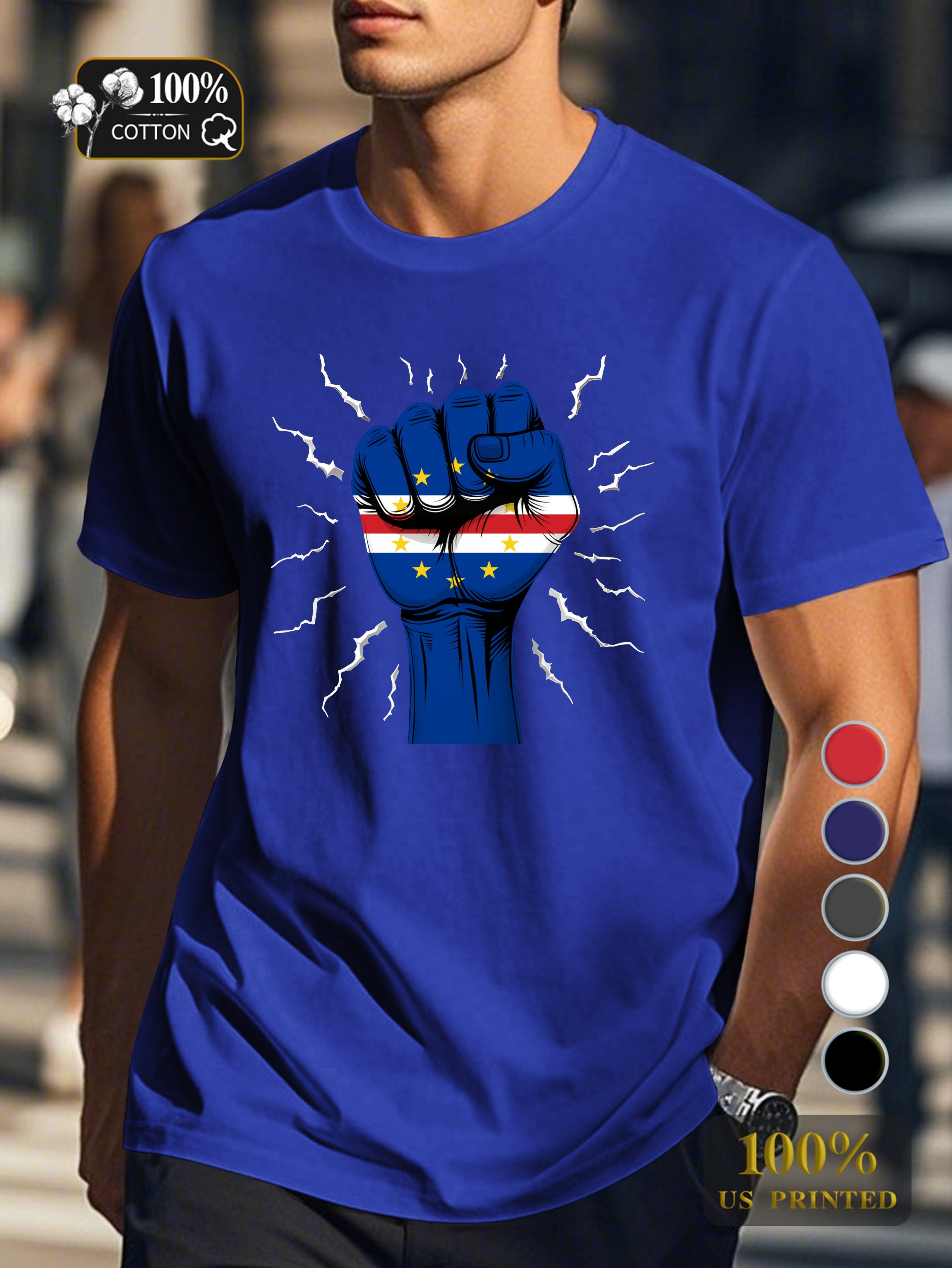 Top 0718 1 Men's pure cotton Tshirt Comfort Fit