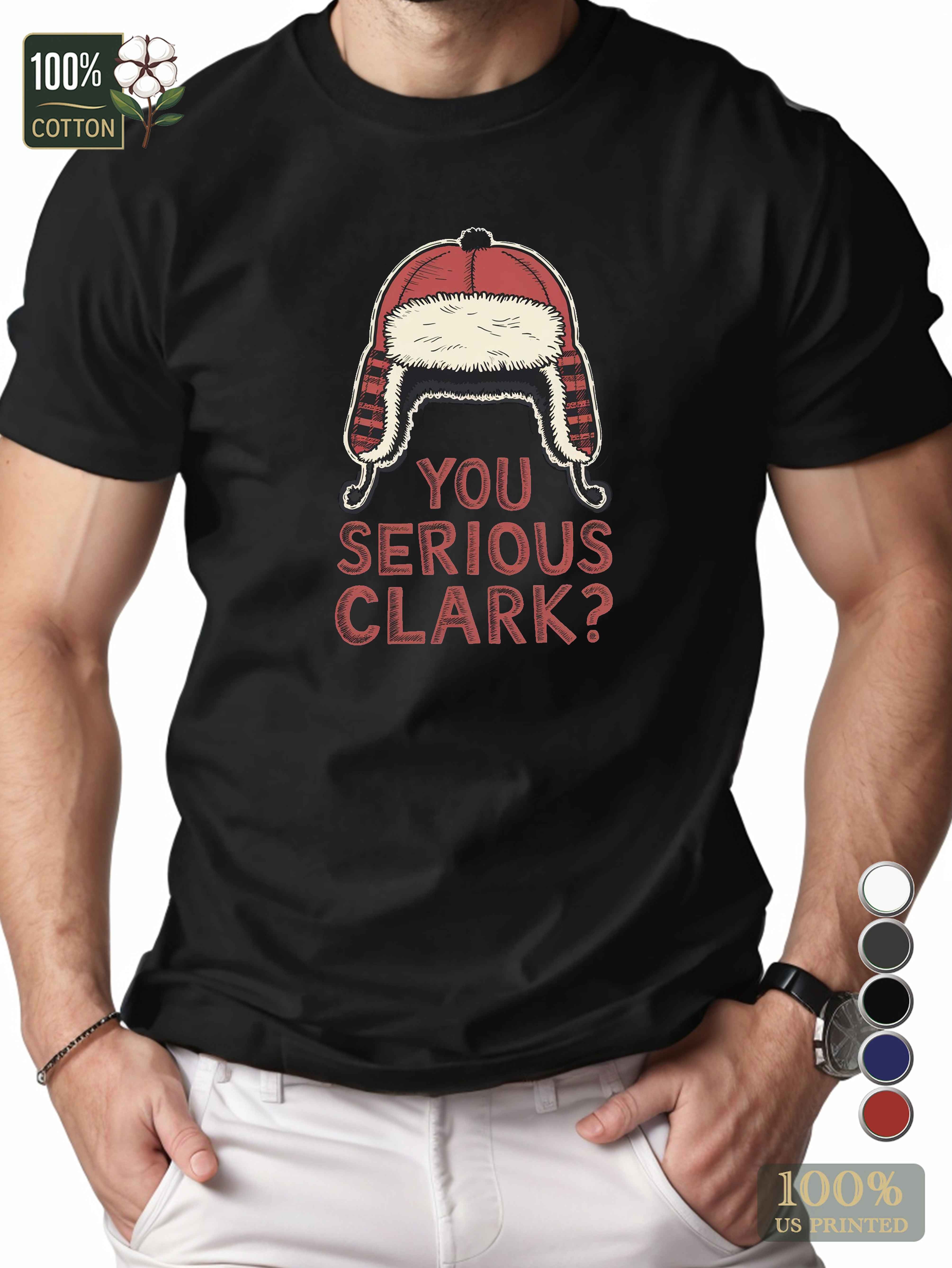 YOU SERIOUS CLARK Men's pure cotton Tshirt Comfort Fit