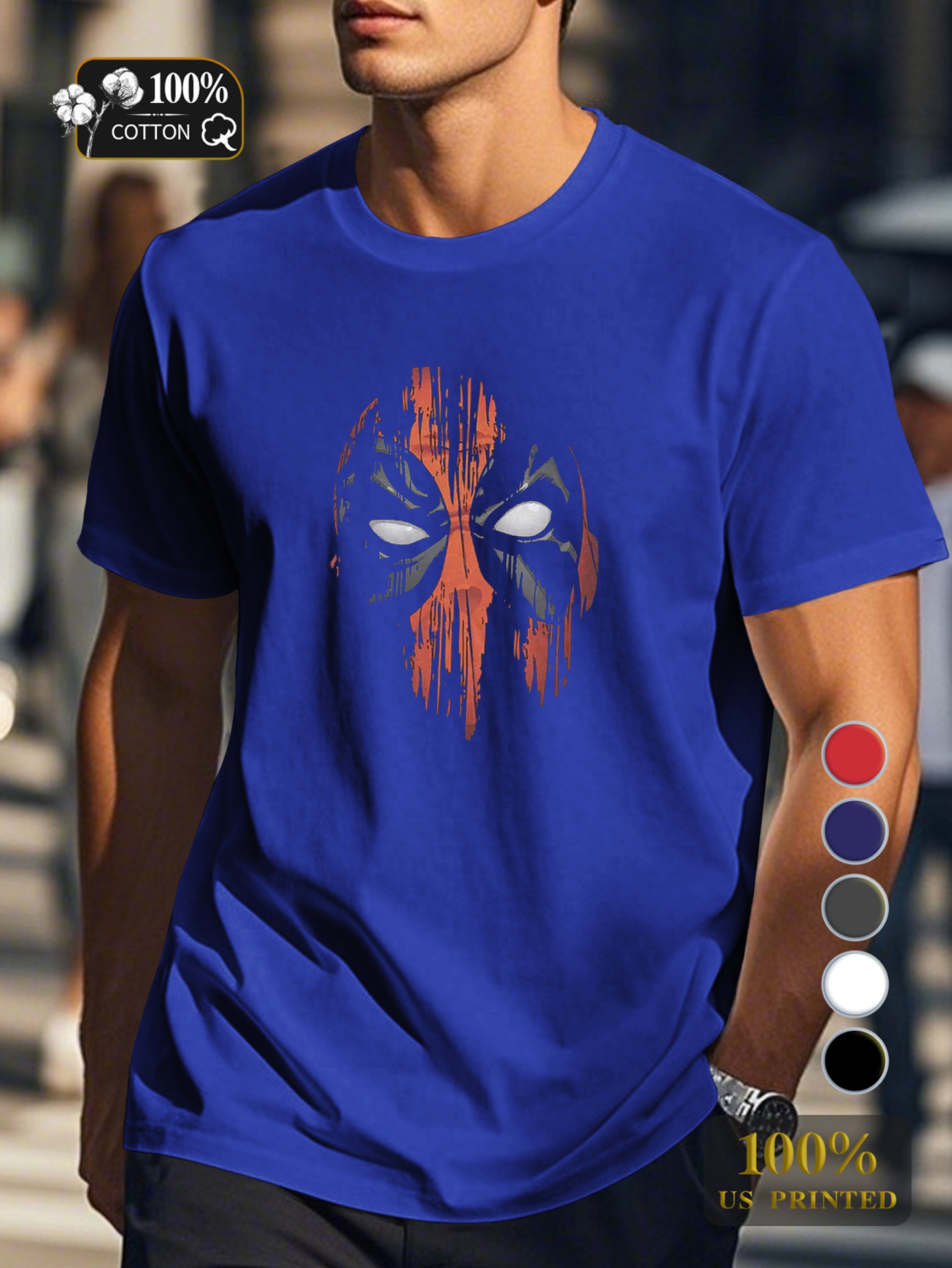 Xw 0716 4 Men's pure cotton Tshirt Comfort Fit