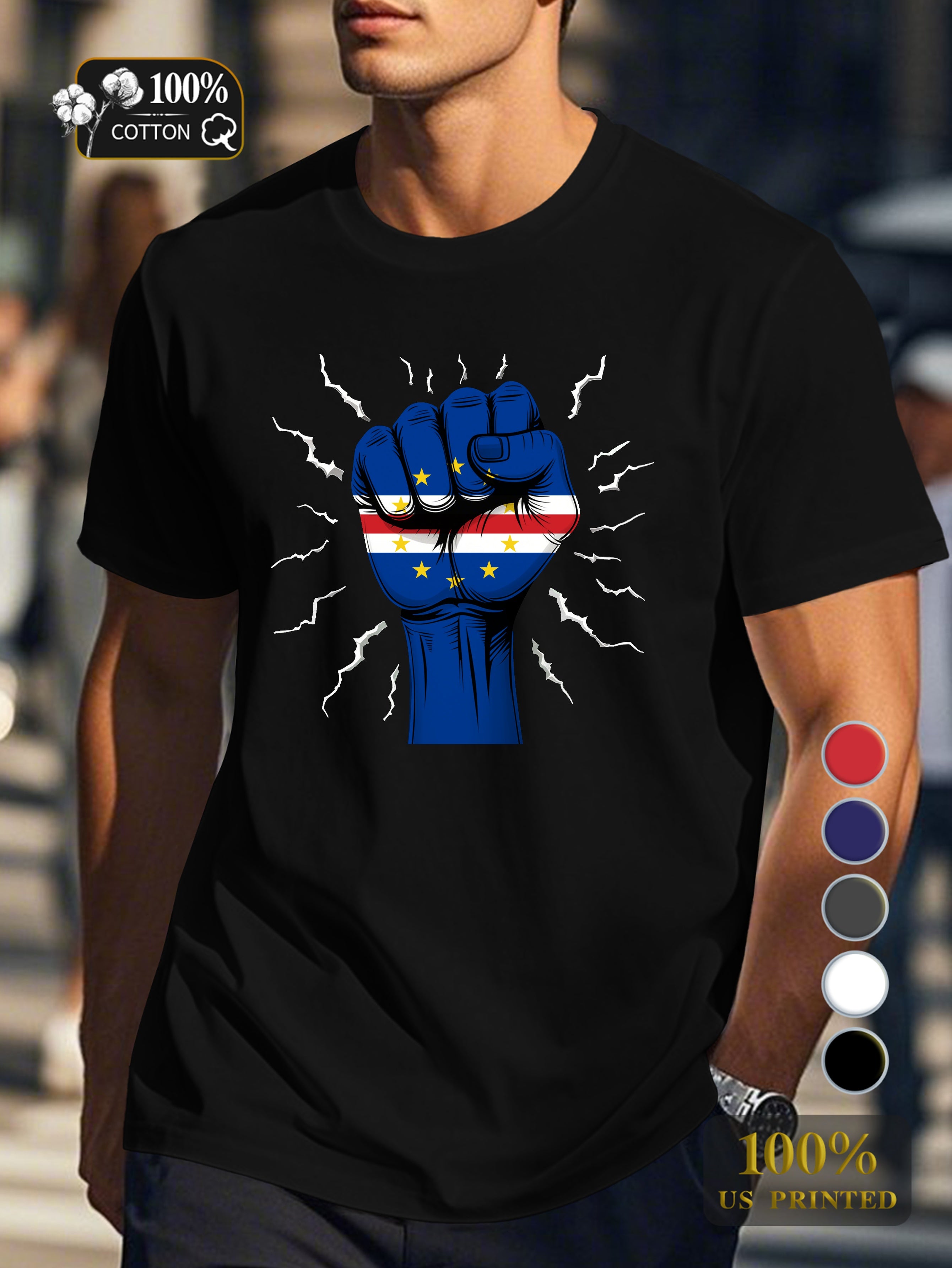 Top 0718 1 Men's pure cotton Tshirt Comfort Fit