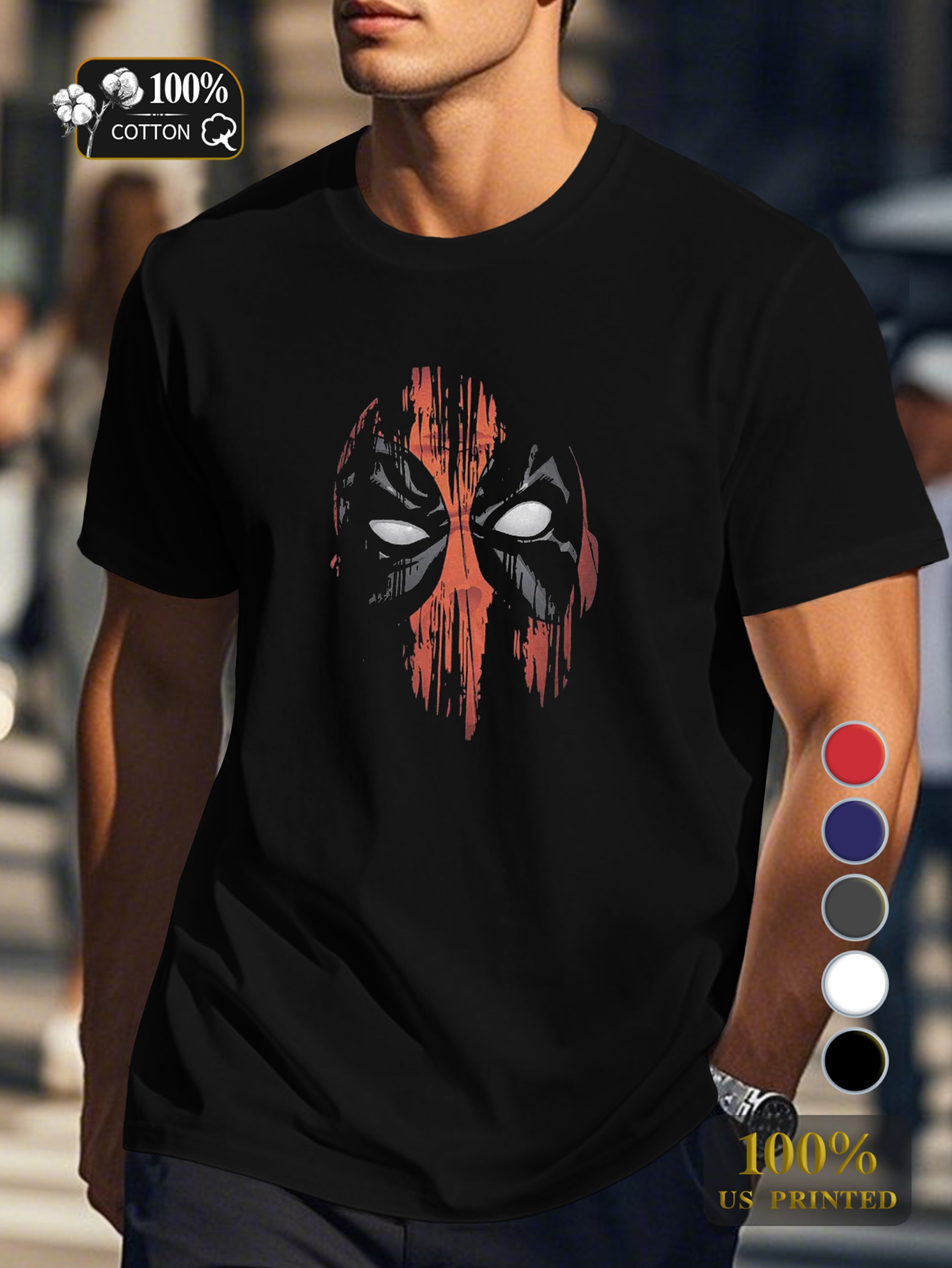 Xw 0716 4 Men's pure cotton Tshirt Comfort Fit