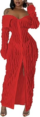 Rheo off shoulder dress