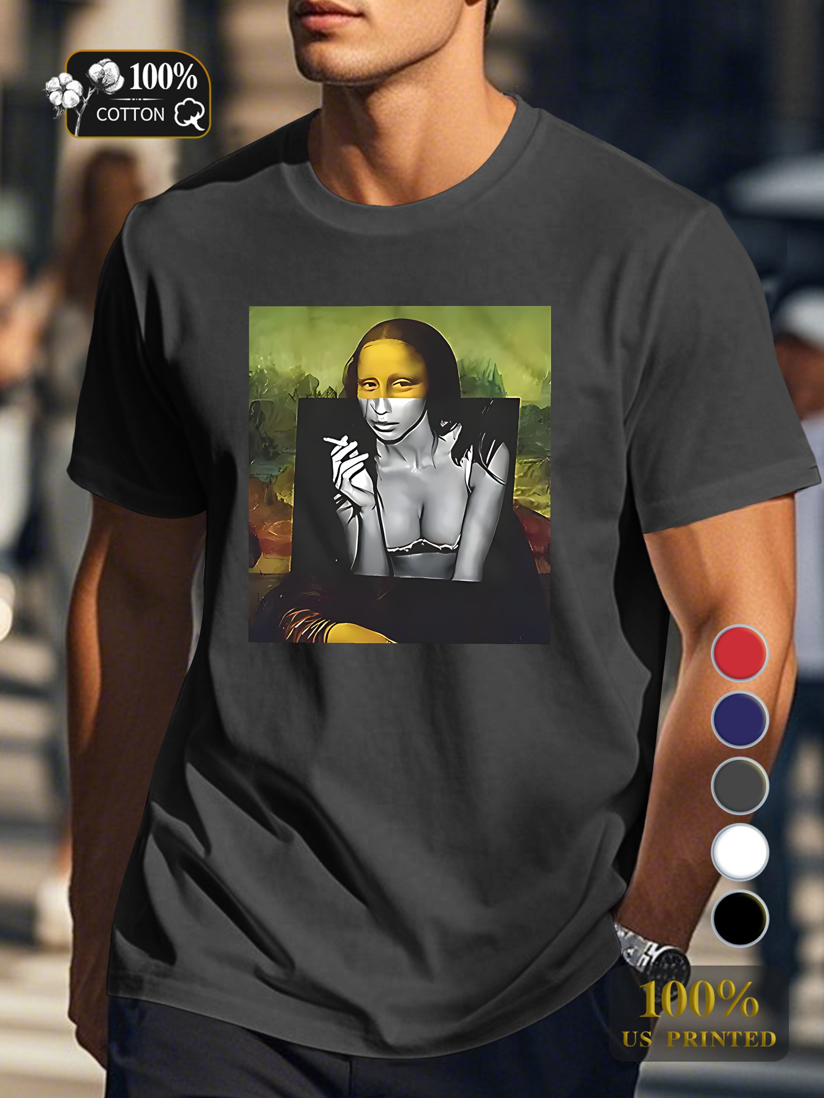 Tn 0729 4 Men's pure cotton Tshirt Comfort Fit