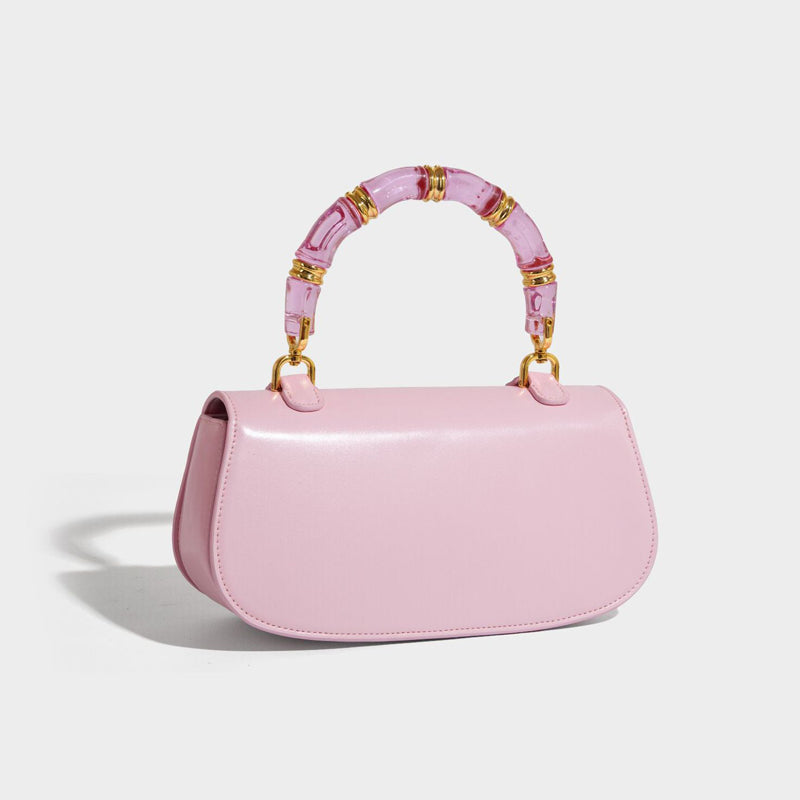 Bamboo Handle Handbag Crossbody Bag