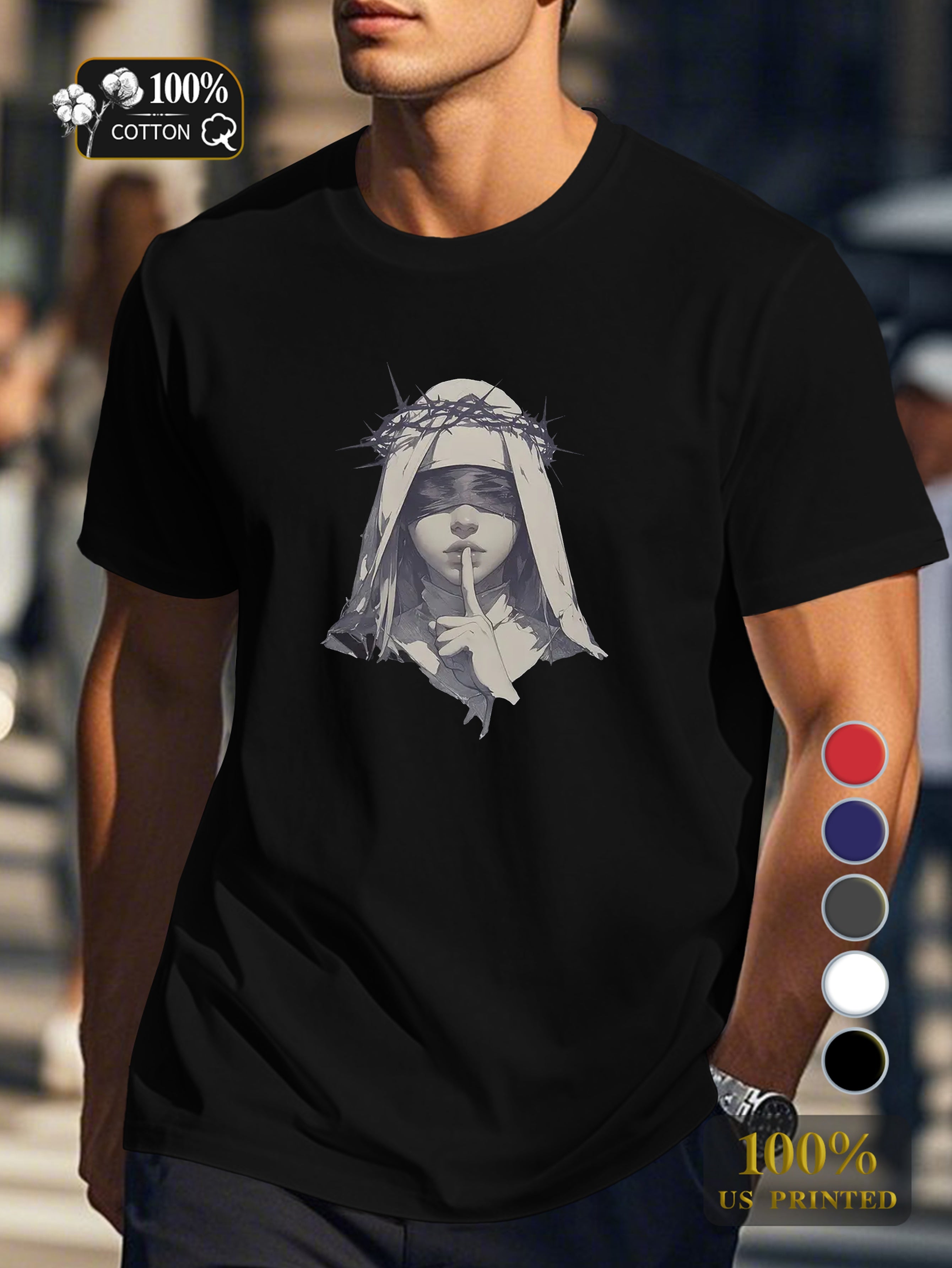 Tn 0805 5 Men's pure cotton Tshirt Comfort Fit