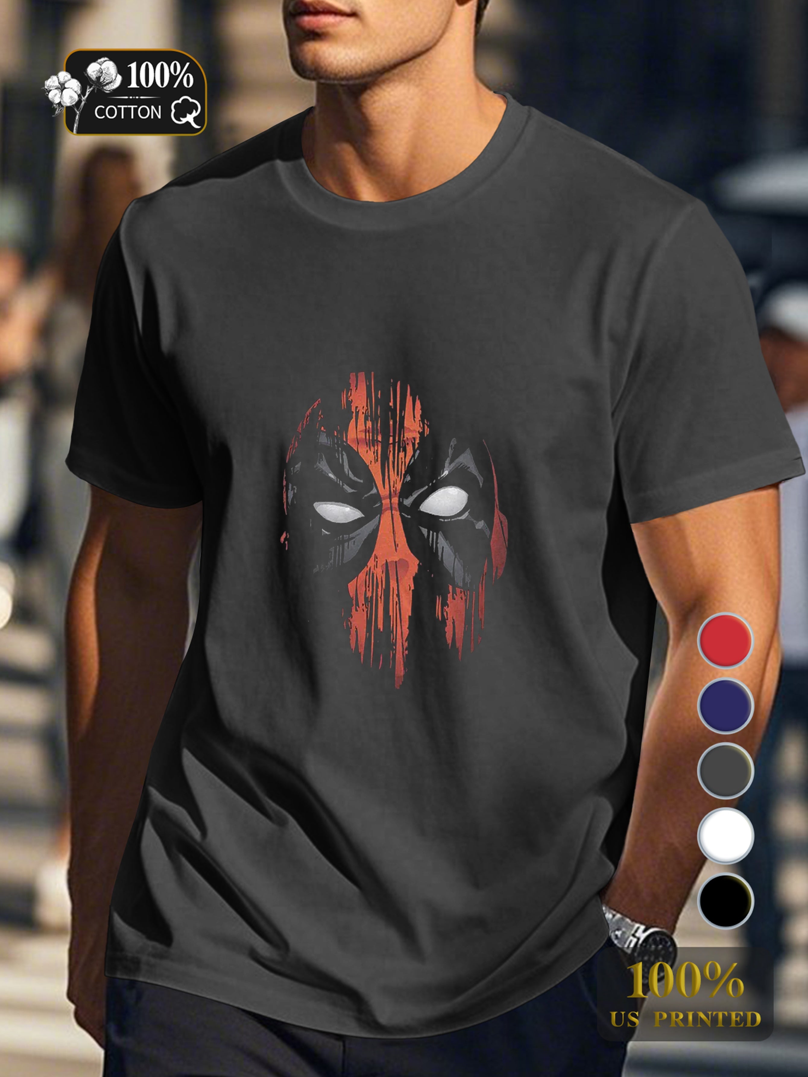 Xw 0716 4 Men's pure cotton Tshirt Comfort Fit