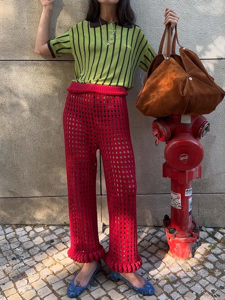 Loose Comfortable Knitted Pants