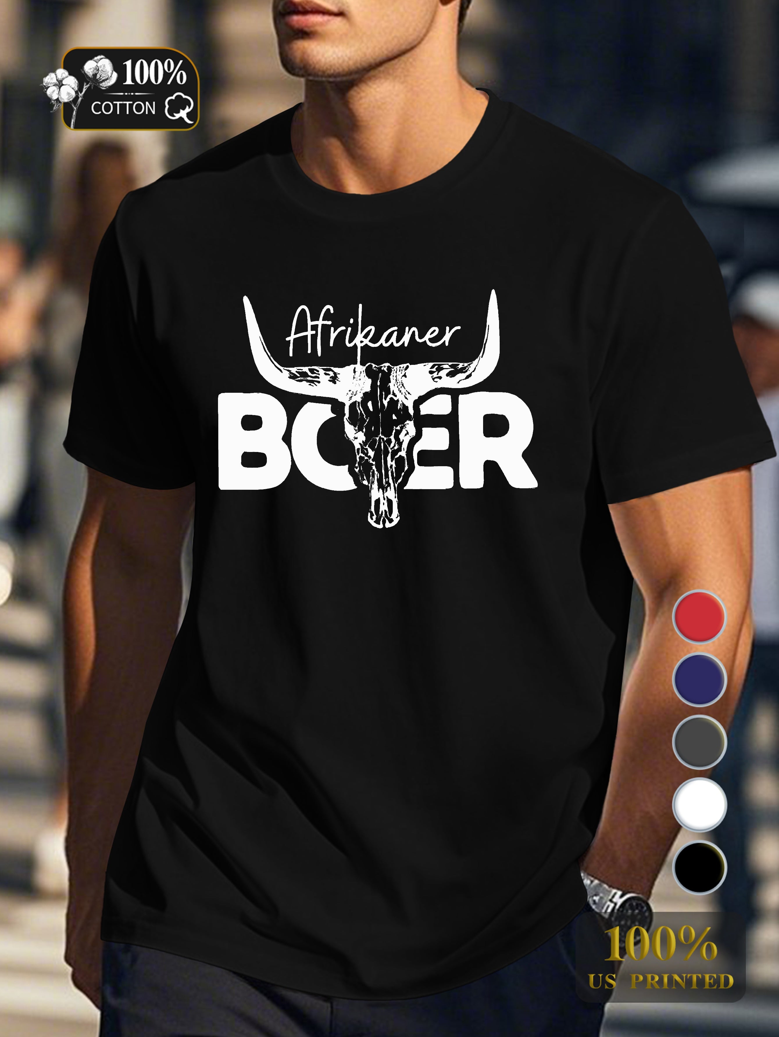 Top 0718 5 Men's pure cotton Tshirt Comfort Fit