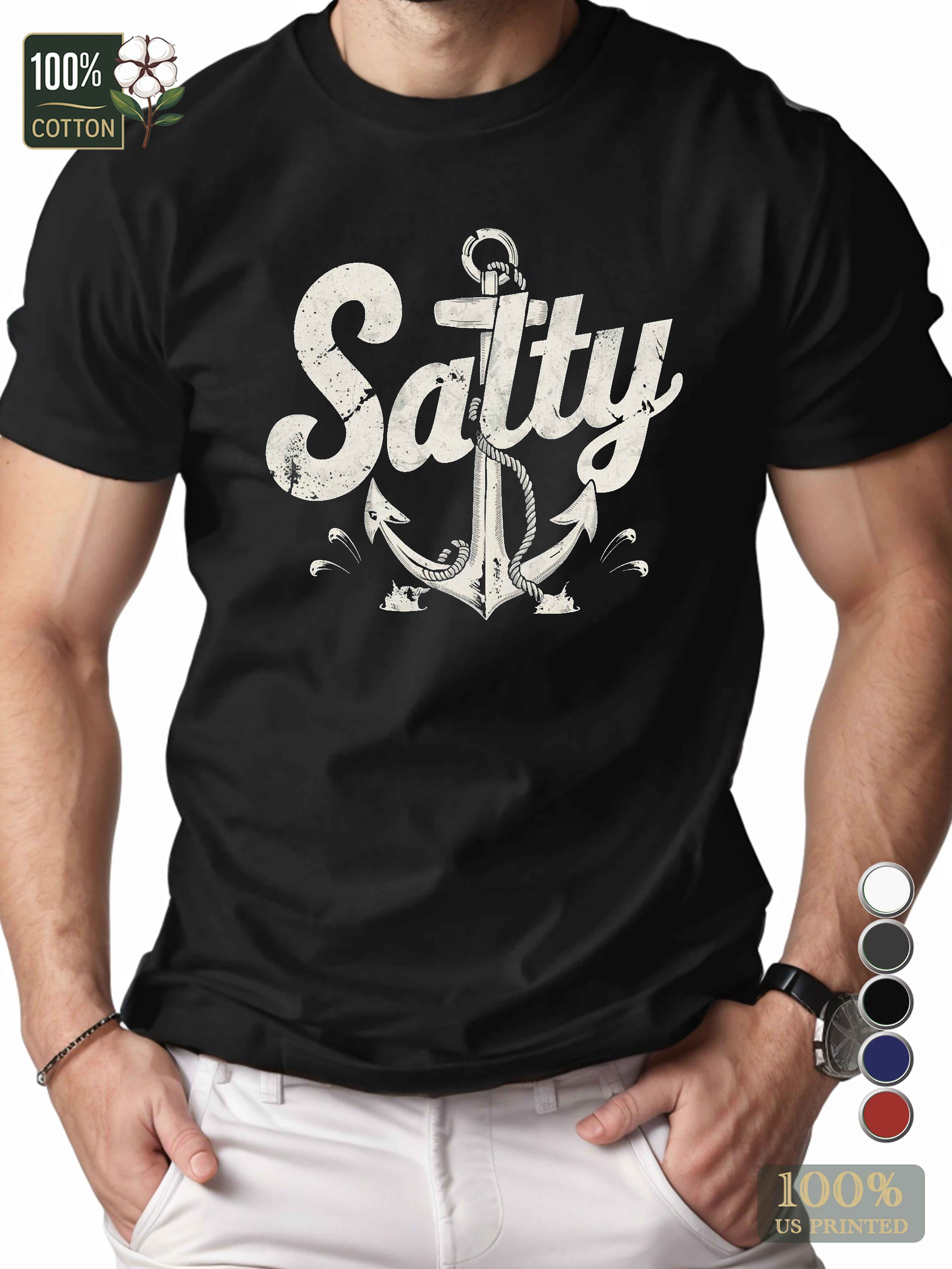 Salty Men's pure cotton Tshirt Comfort Fit