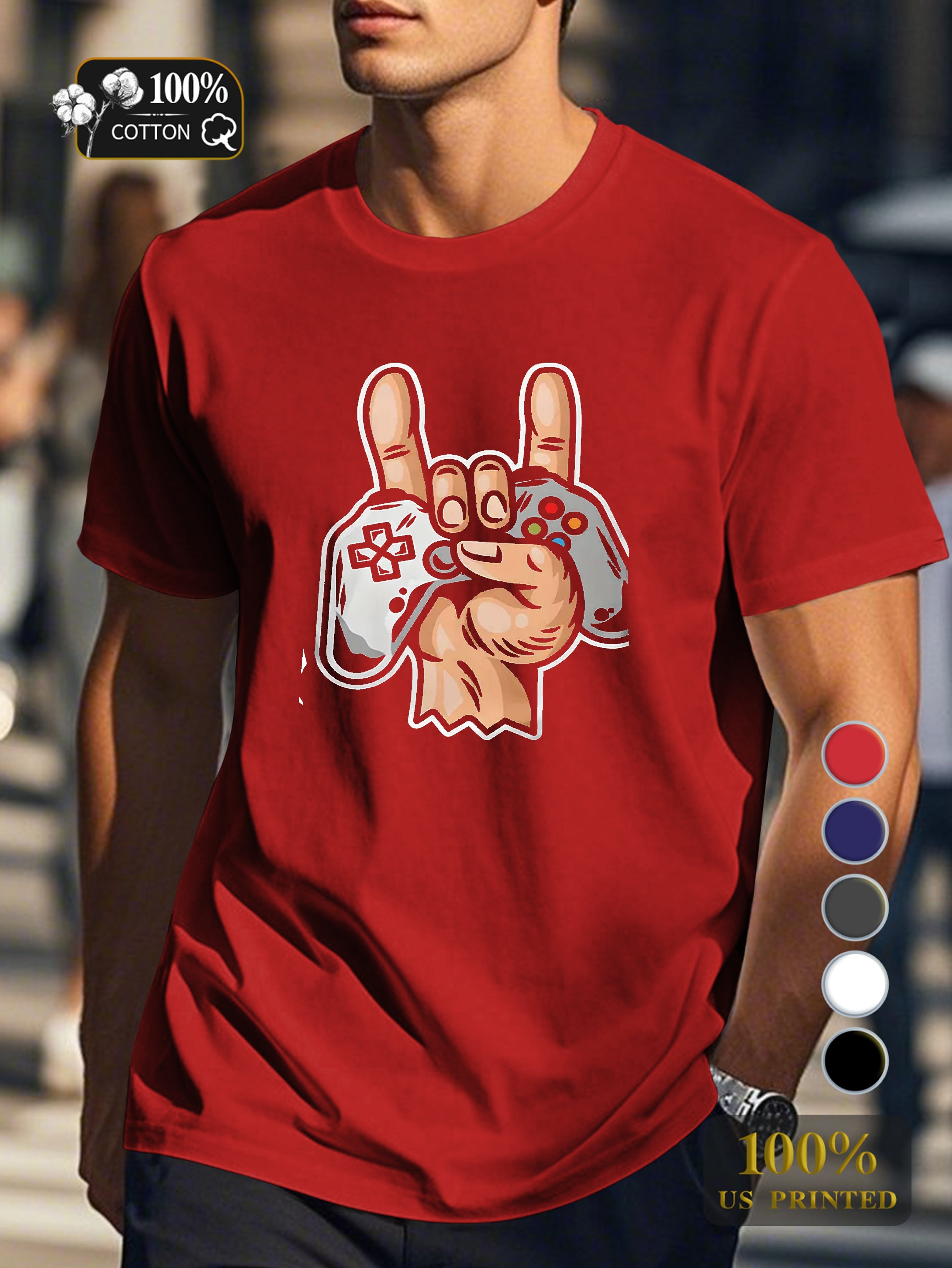 Tn 0805 4 Men's pure cotton Tshirt Comfort Fit