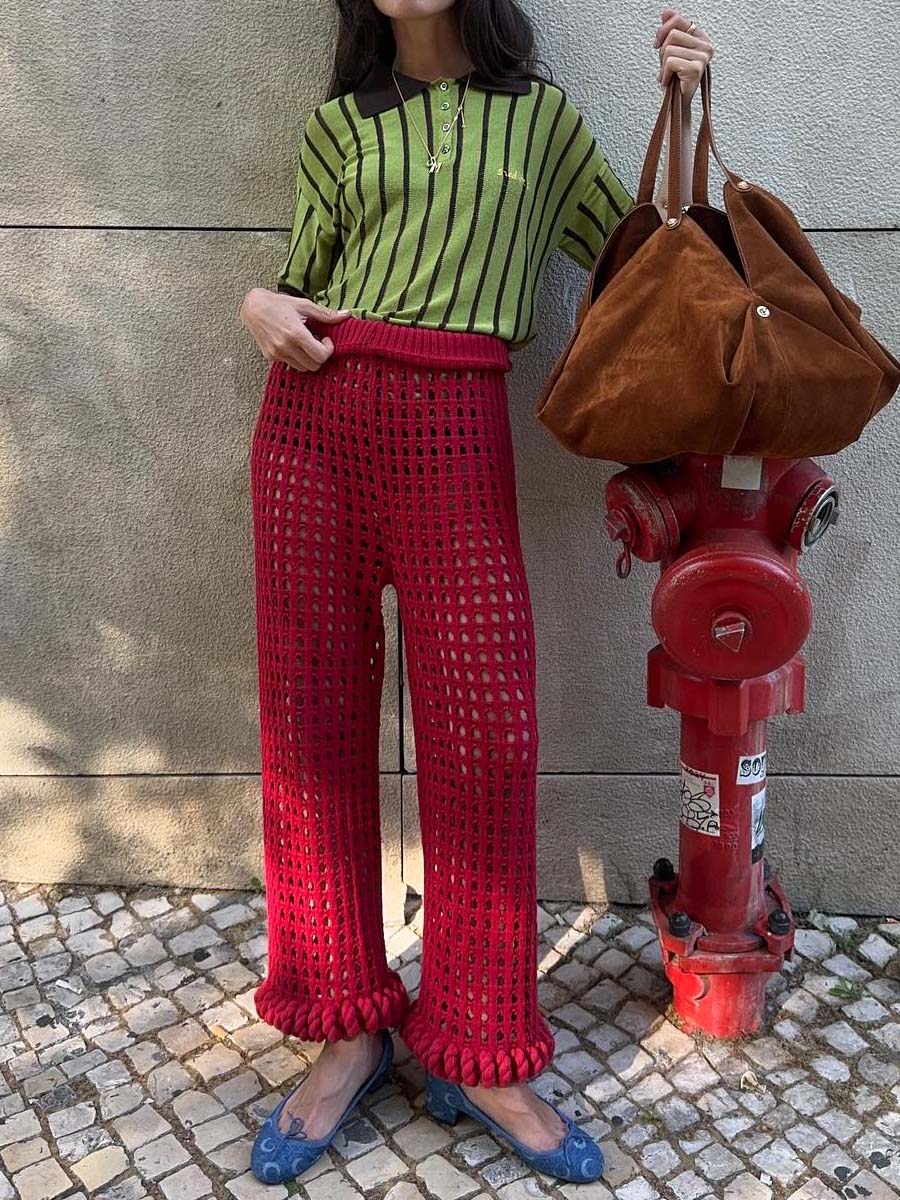 Loose Comfortable Knitted Pants
