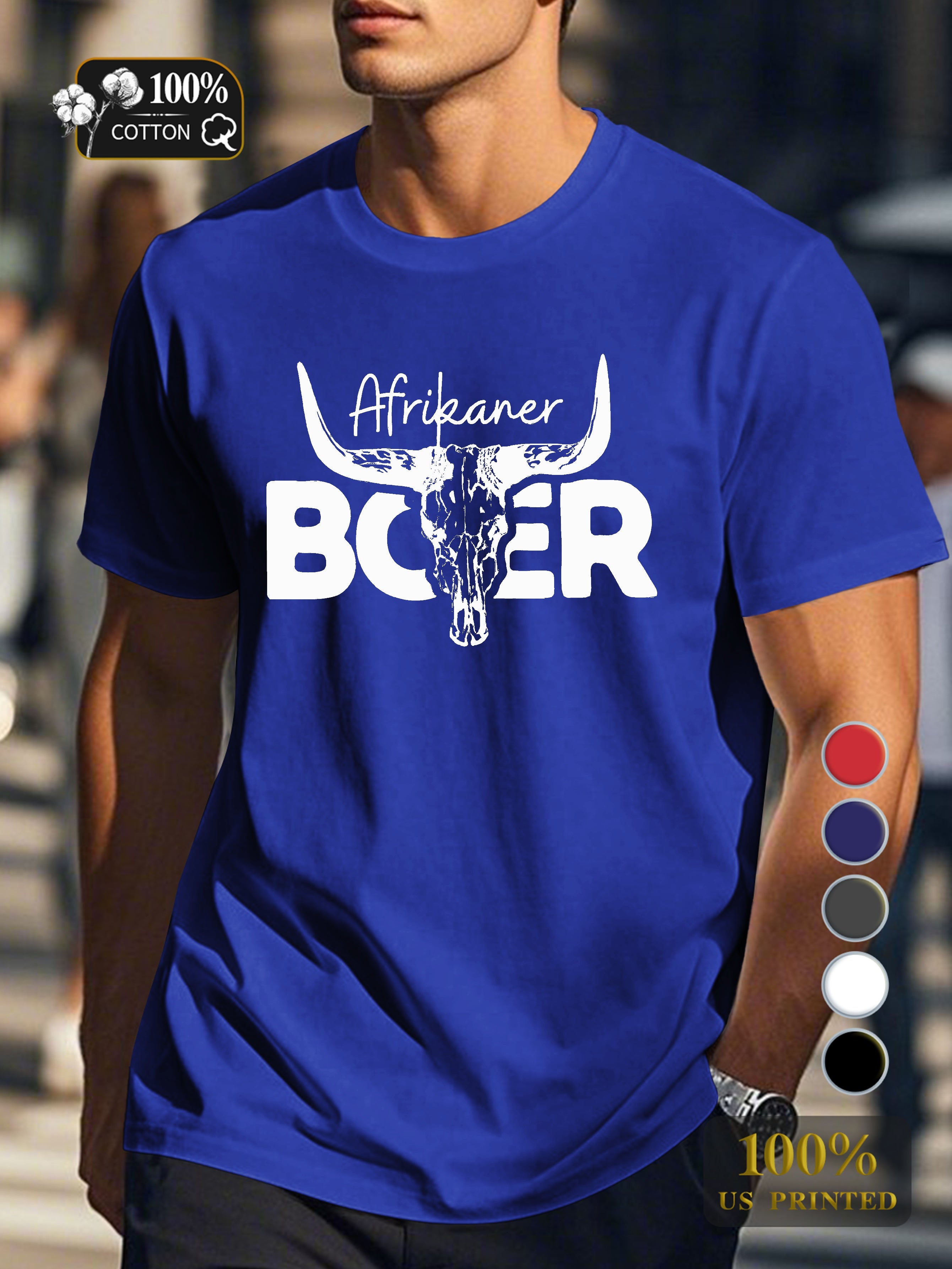 Top 0718 5 Men's pure cotton Tshirt Comfort Fit