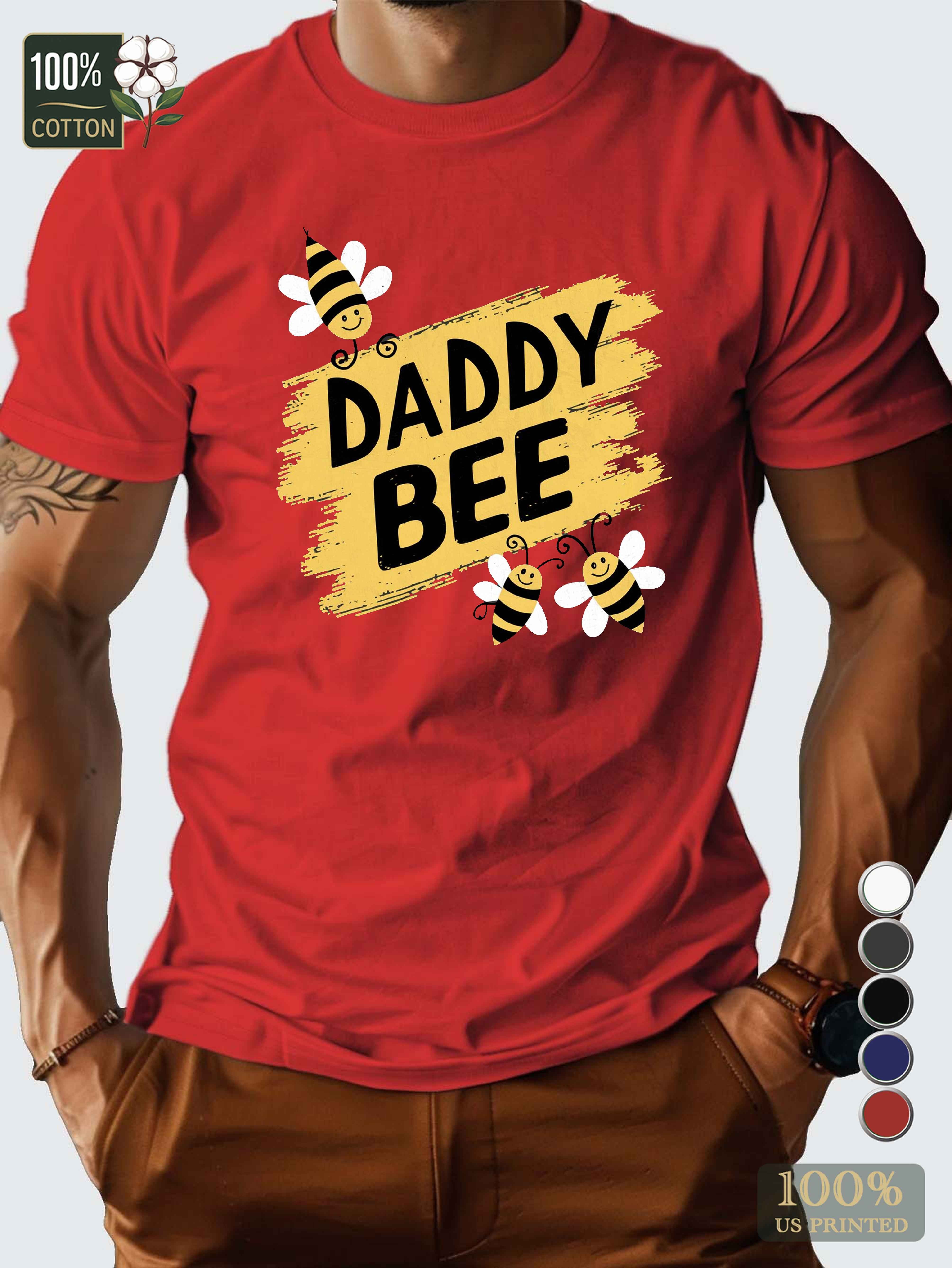 DADDY BEE Men's pure cotton Tshirt Comfort Fit
