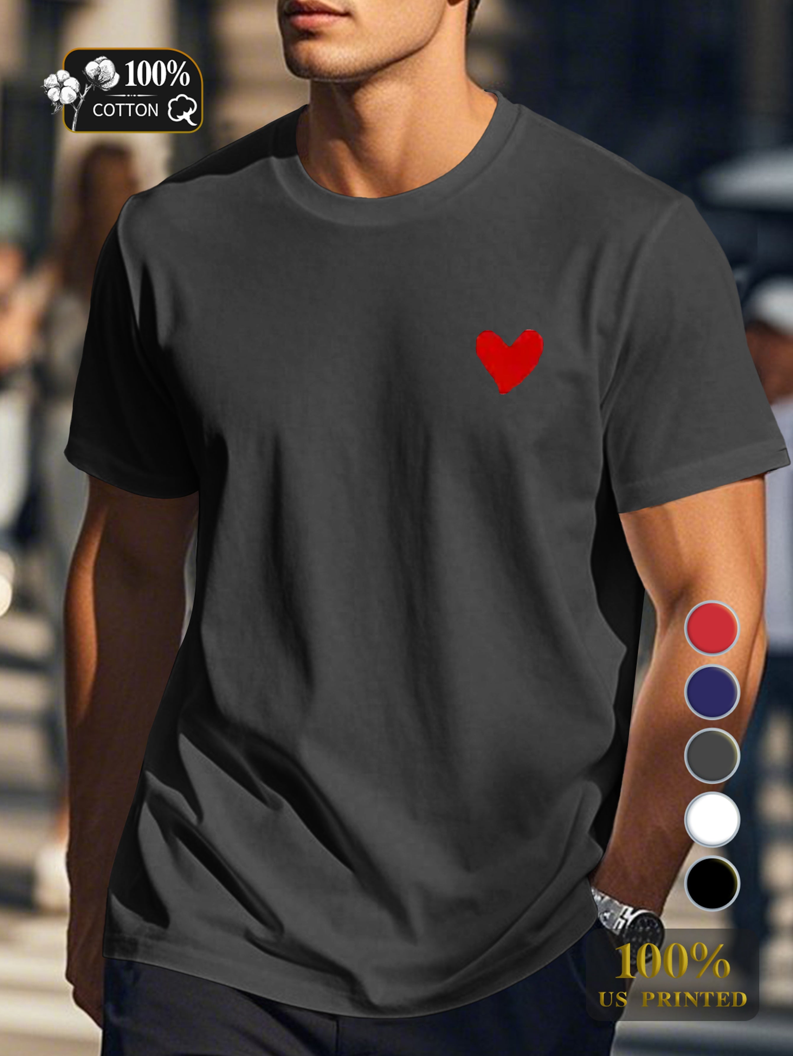 Tn 0730 3 Men's pure cotton Tshirt Comfort Fit