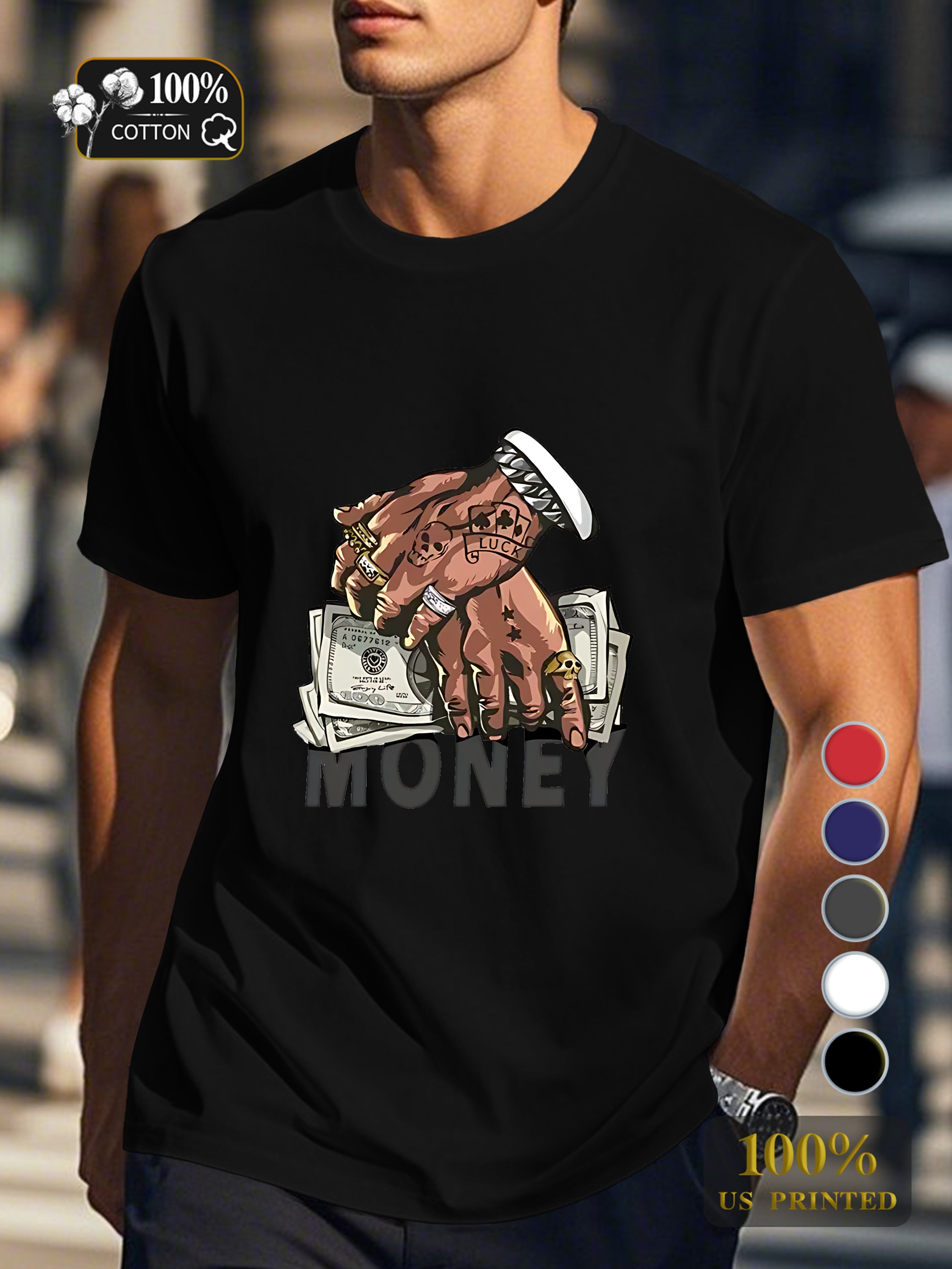 Tn 0728 3 Men's pure cotton Tshirt Comfort Fit