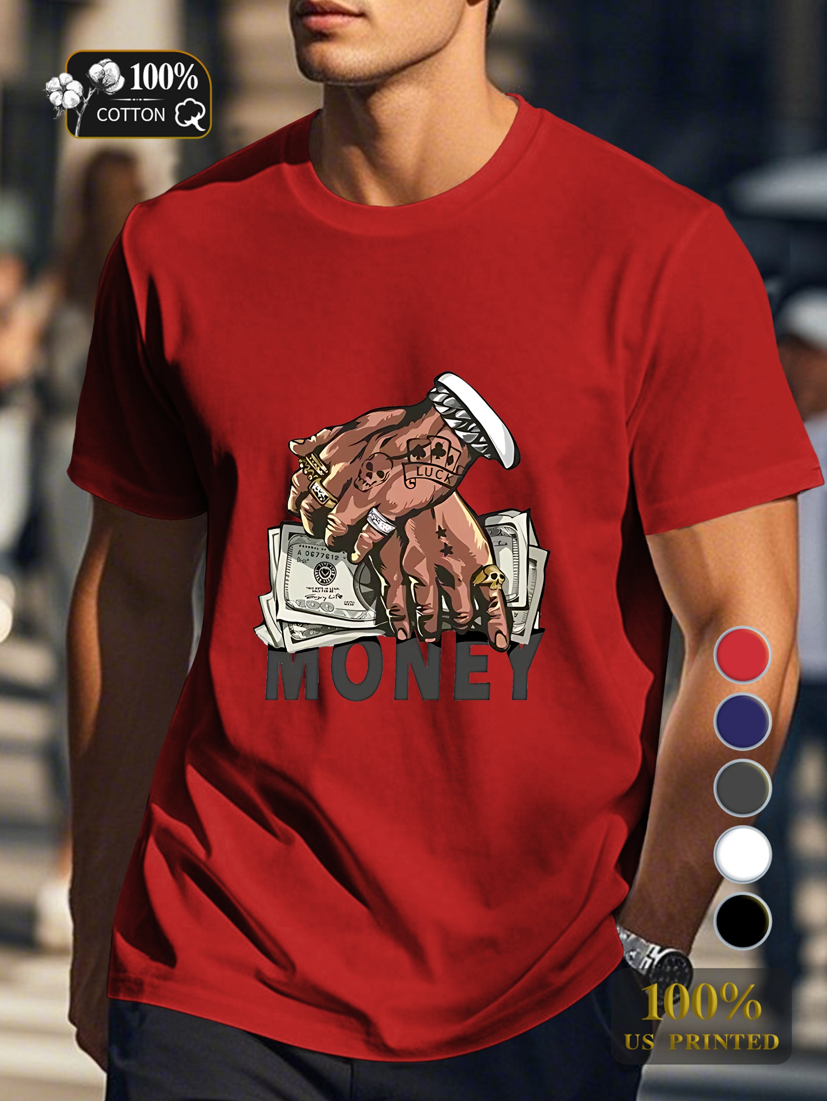 Tn 0728 3 Men's pure cotton Tshirt Comfort Fit