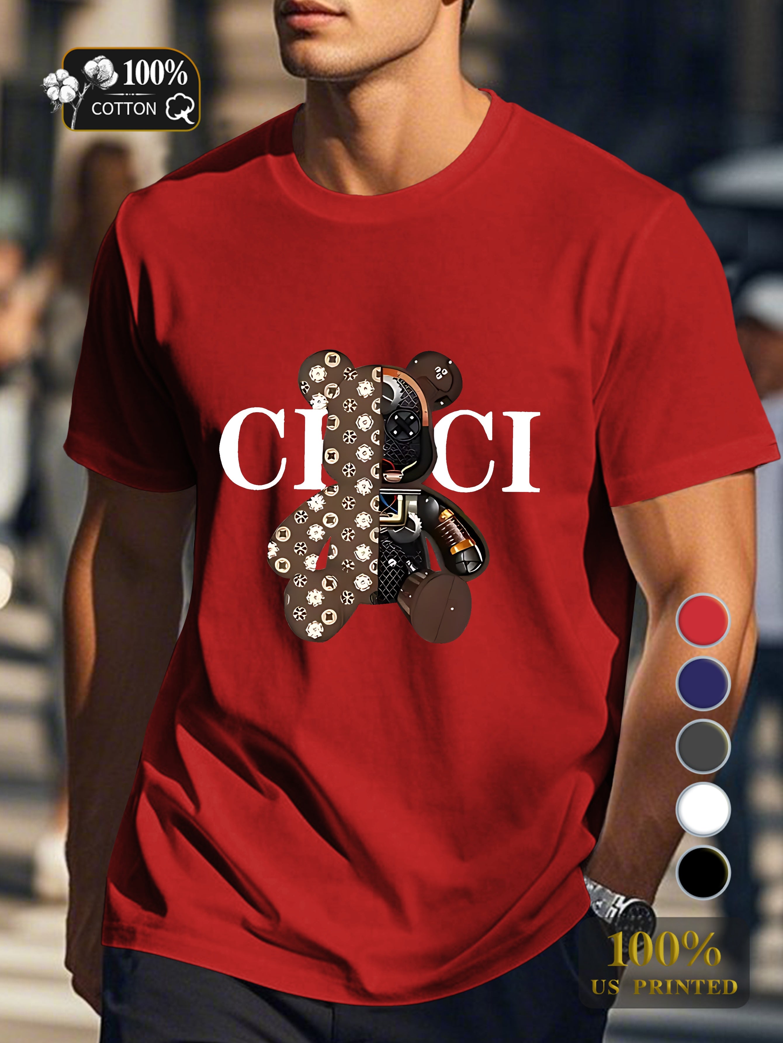 Tn 0728 2 Men's pure cotton Tshirt Comfort Fit