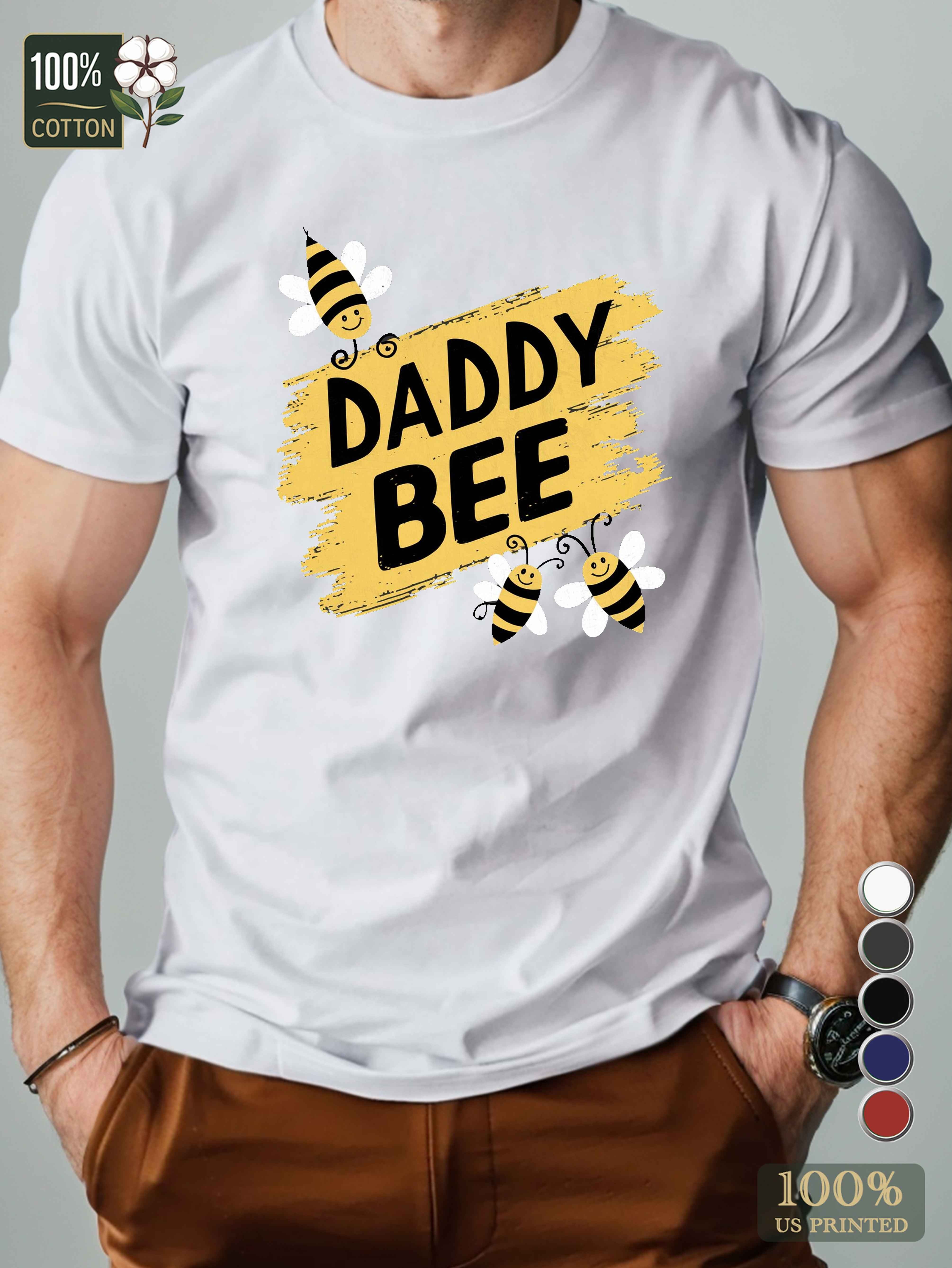 DADDY BEE Men's pure cotton Tshirt Comfort Fit