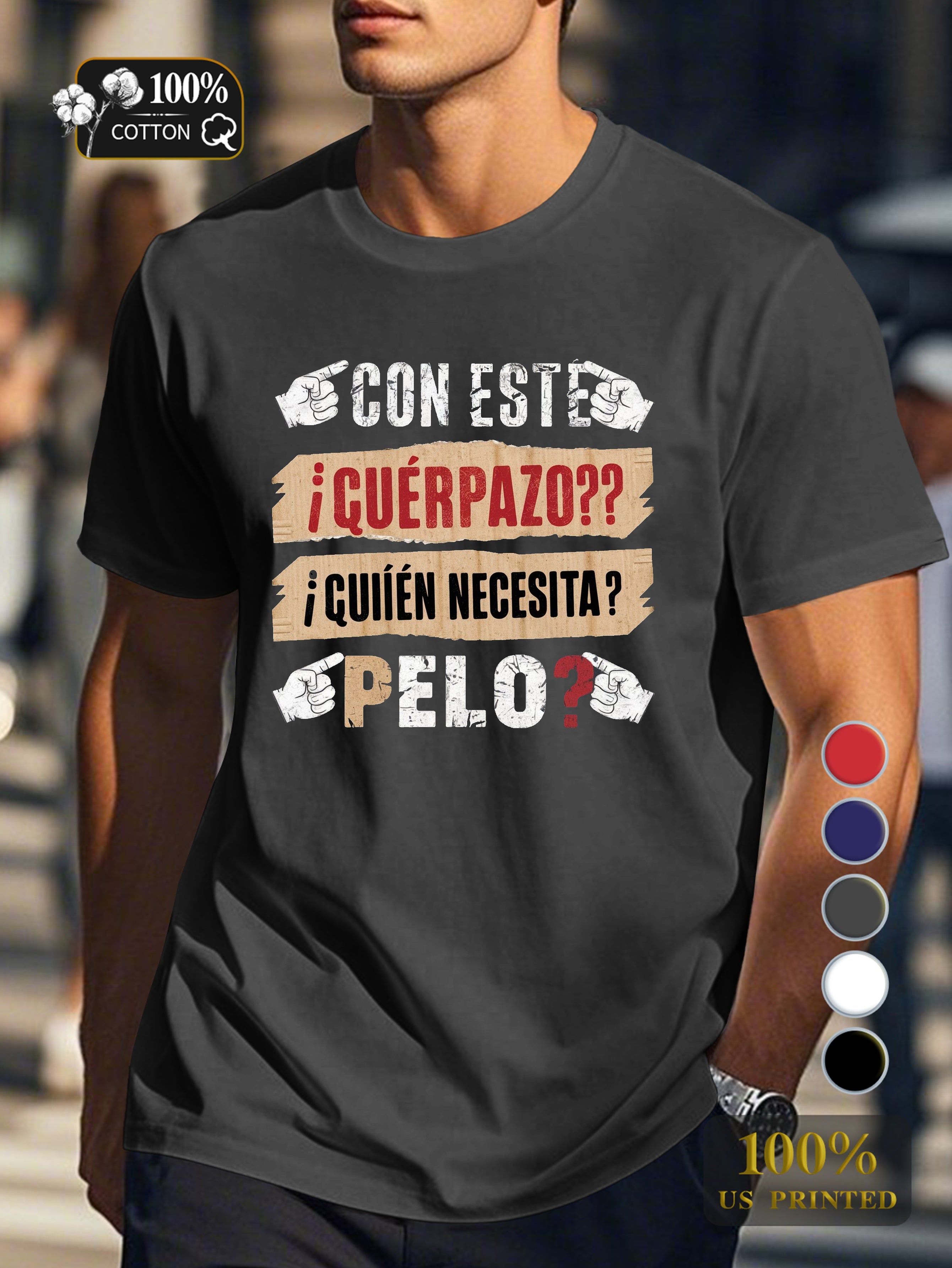 Creative typography design Men's pure cotton Tshirt Comfort Fit