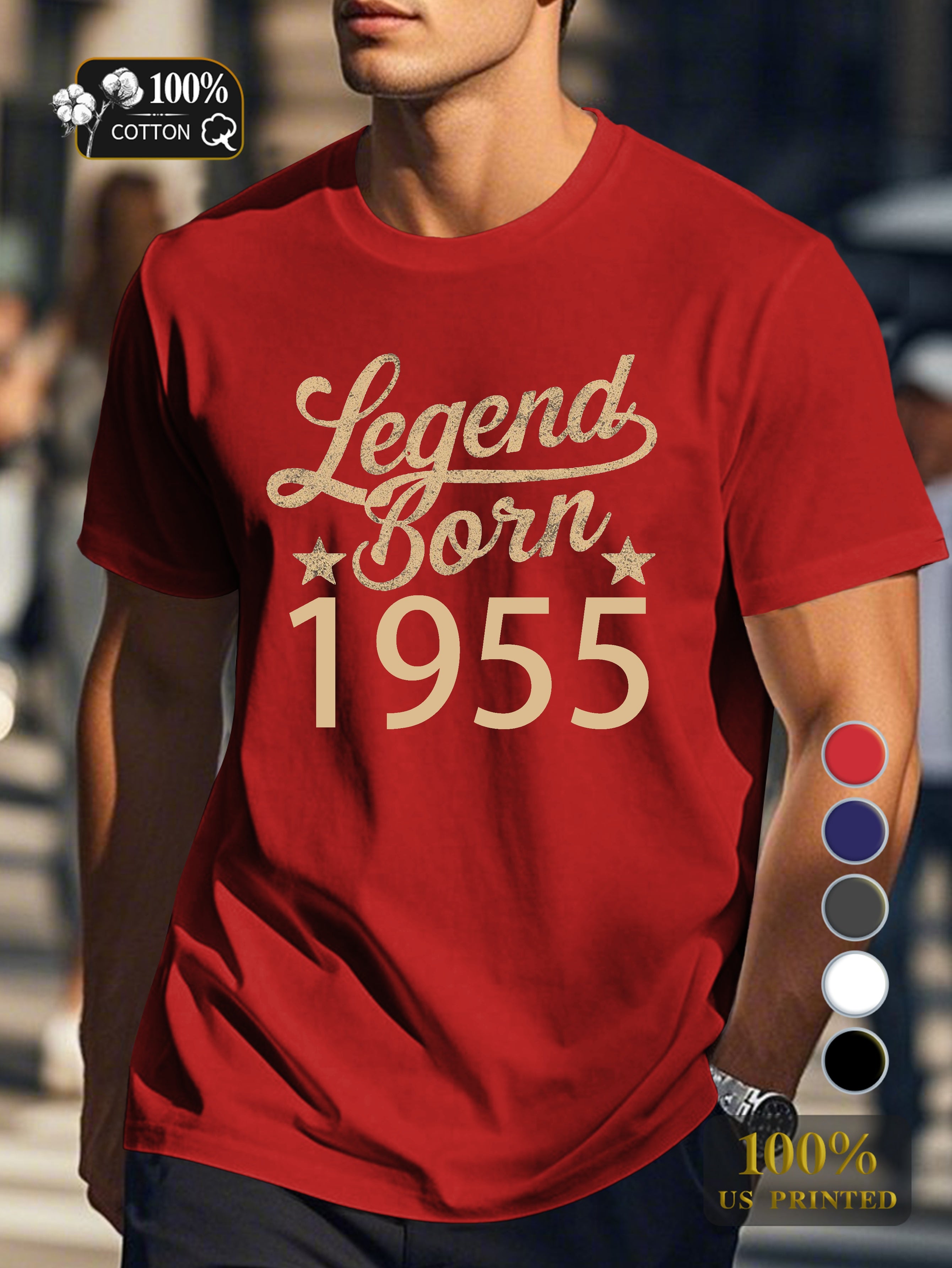 years Men's pure cotton Tshirt Comfort Fit