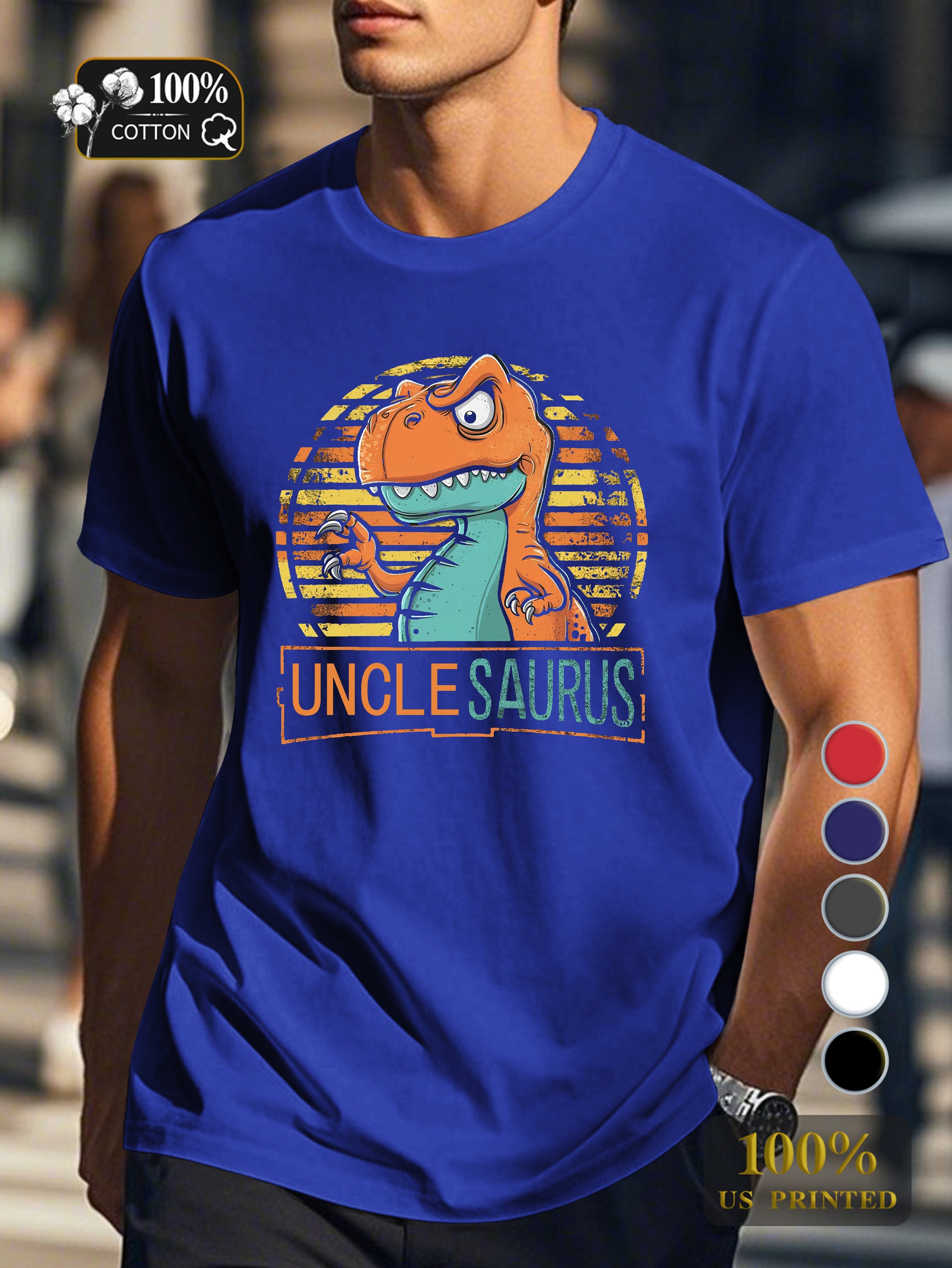 uncle Men's pure cotton Tshirt Comfort Fit