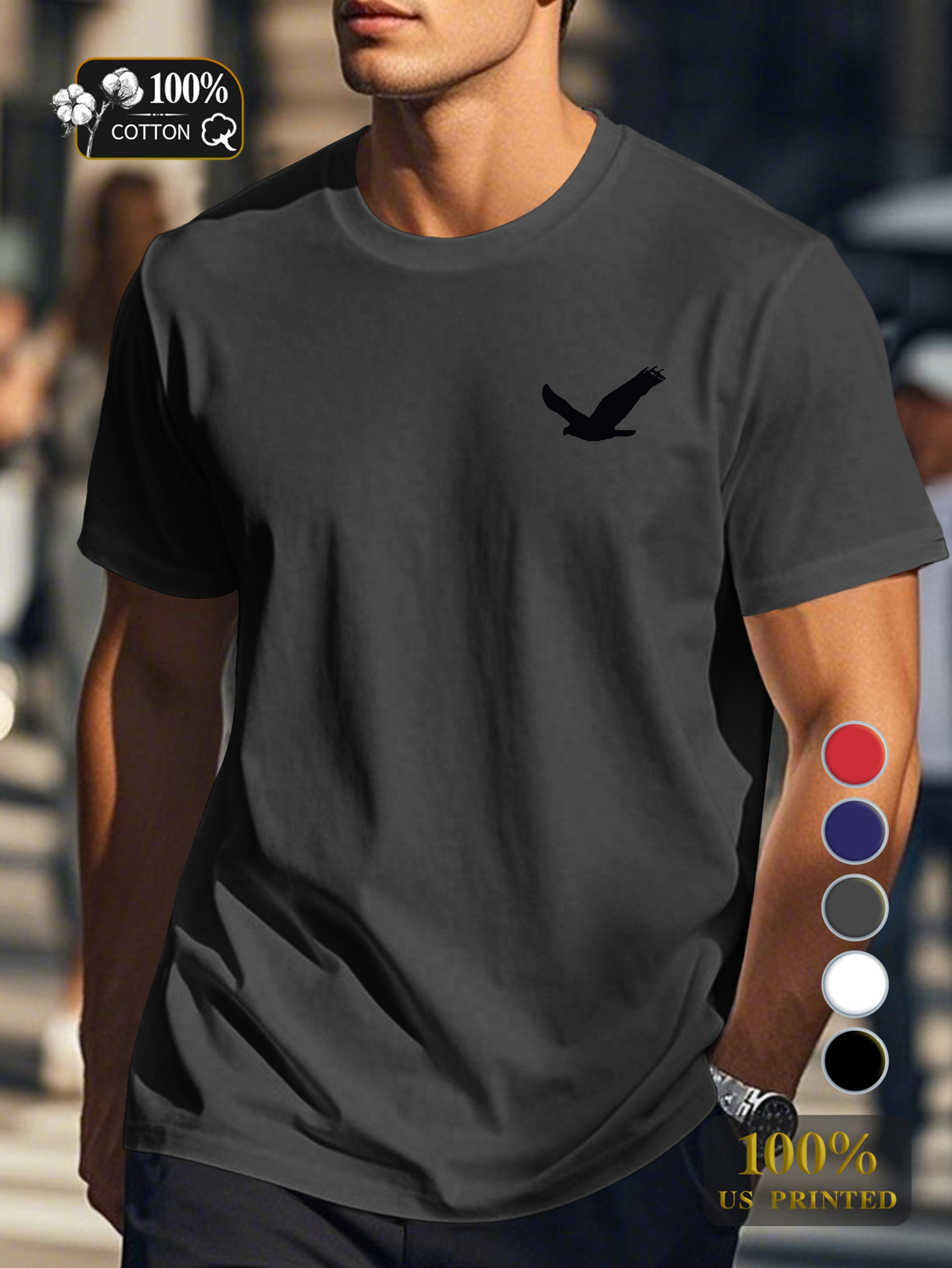 Tn 0715 5 Men's pure cotton Tshirt Comfort Fit