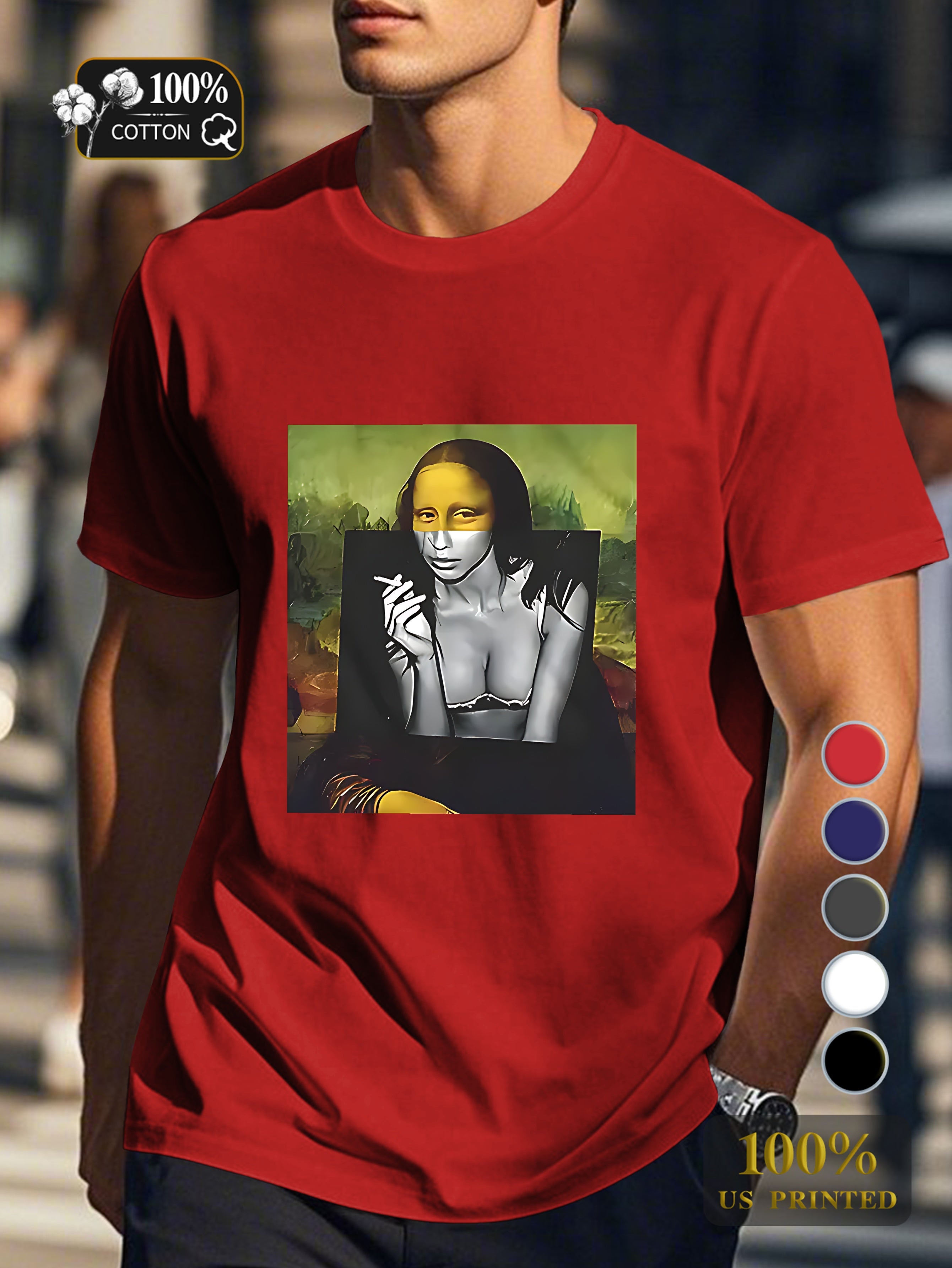 Tn 0729 4 Men's pure cotton Tshirt Comfort Fit